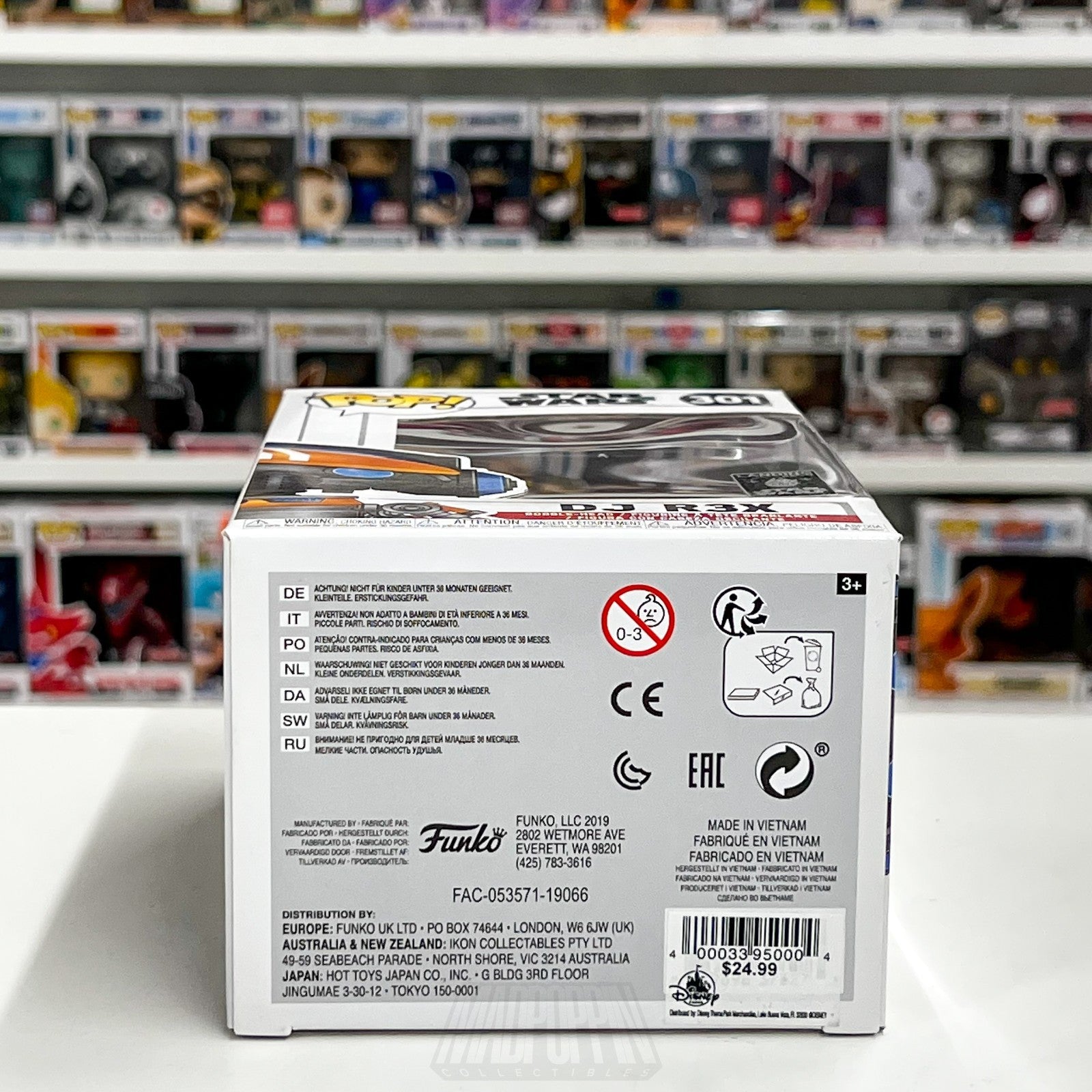 Funko Pop Star Wars Disneyland Galaxy's Edge DJ R3X 301 Exclusive Vinyl Figure7
