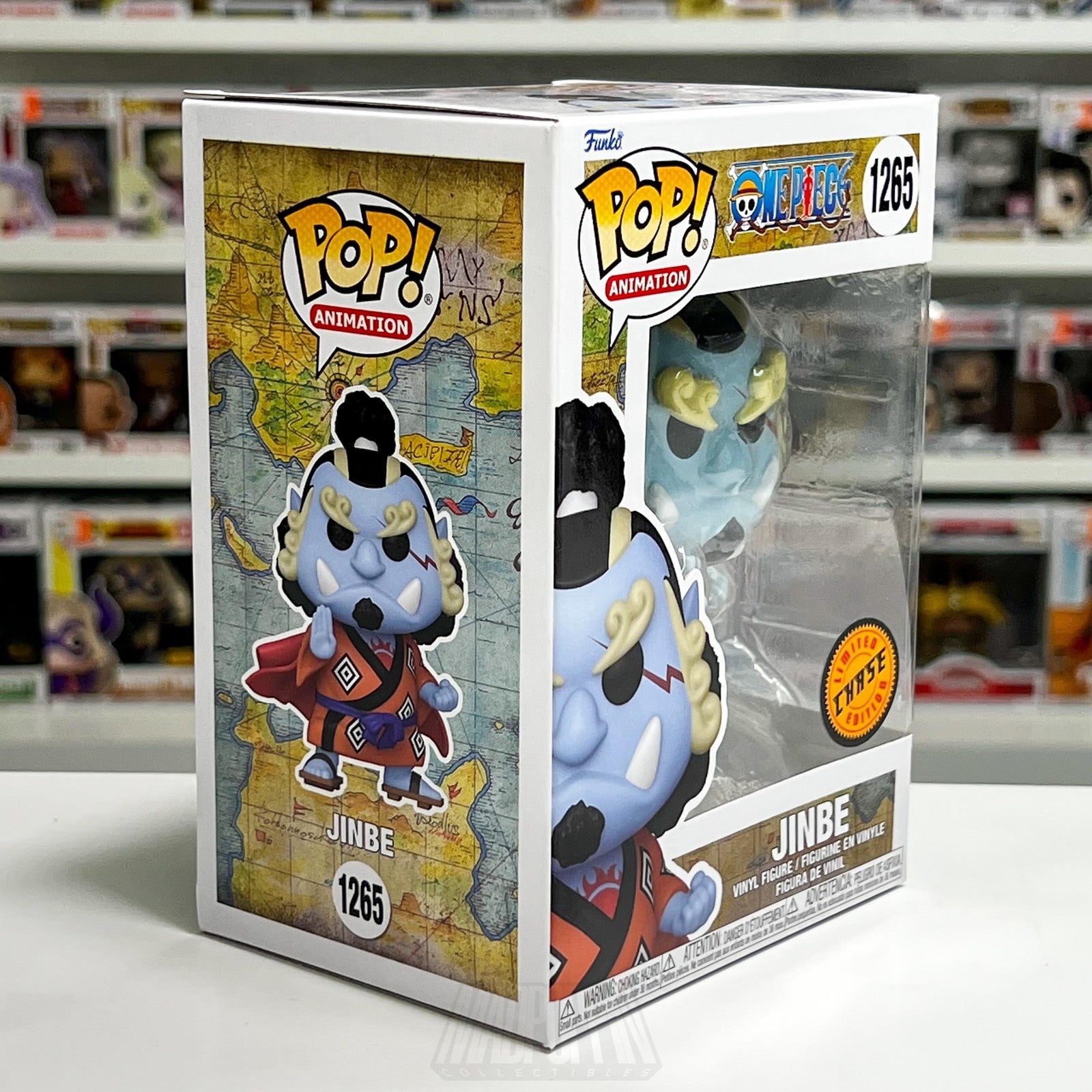 Funko Pop! Animation One Piece Jinbe 1265 CHASE Limited Edition Vinyl Anime Fig
