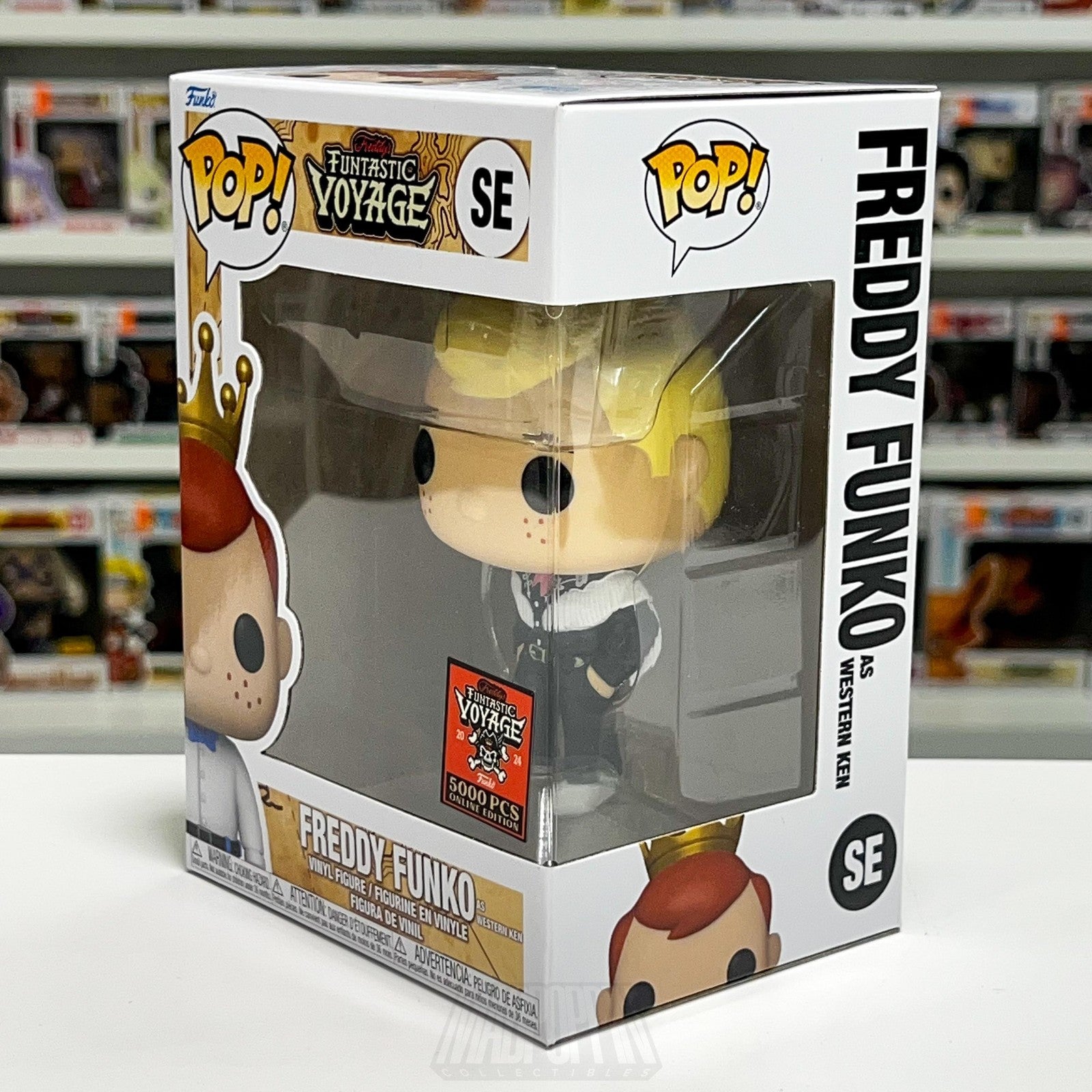 Funko Pop Freddy Funko as Western Ken SE Funtastic Voyage 5000 PCS Barbie Movie