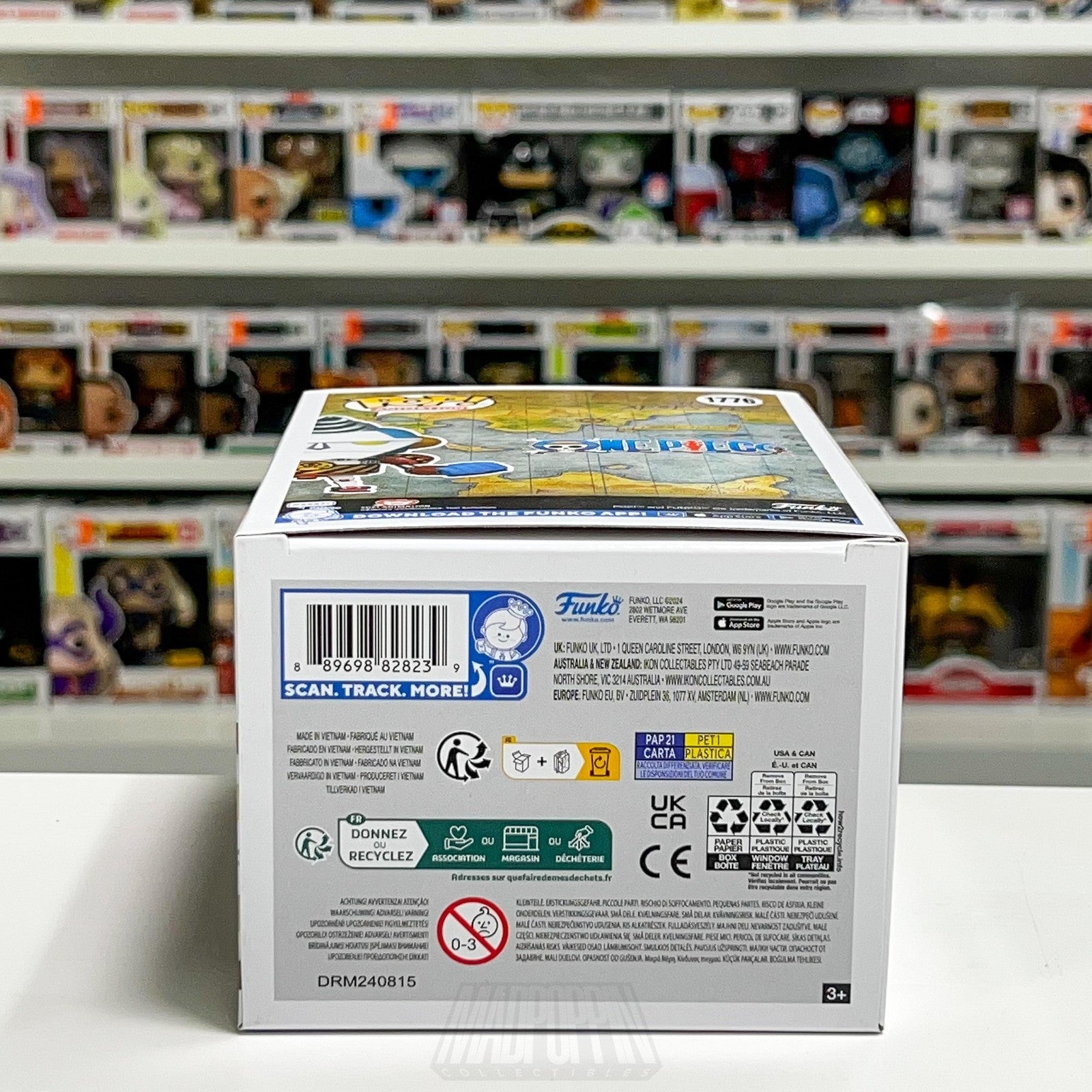 Funko Pop Animation One Piece General Franky 1776 Glow Chase Exclusive Anime NIB