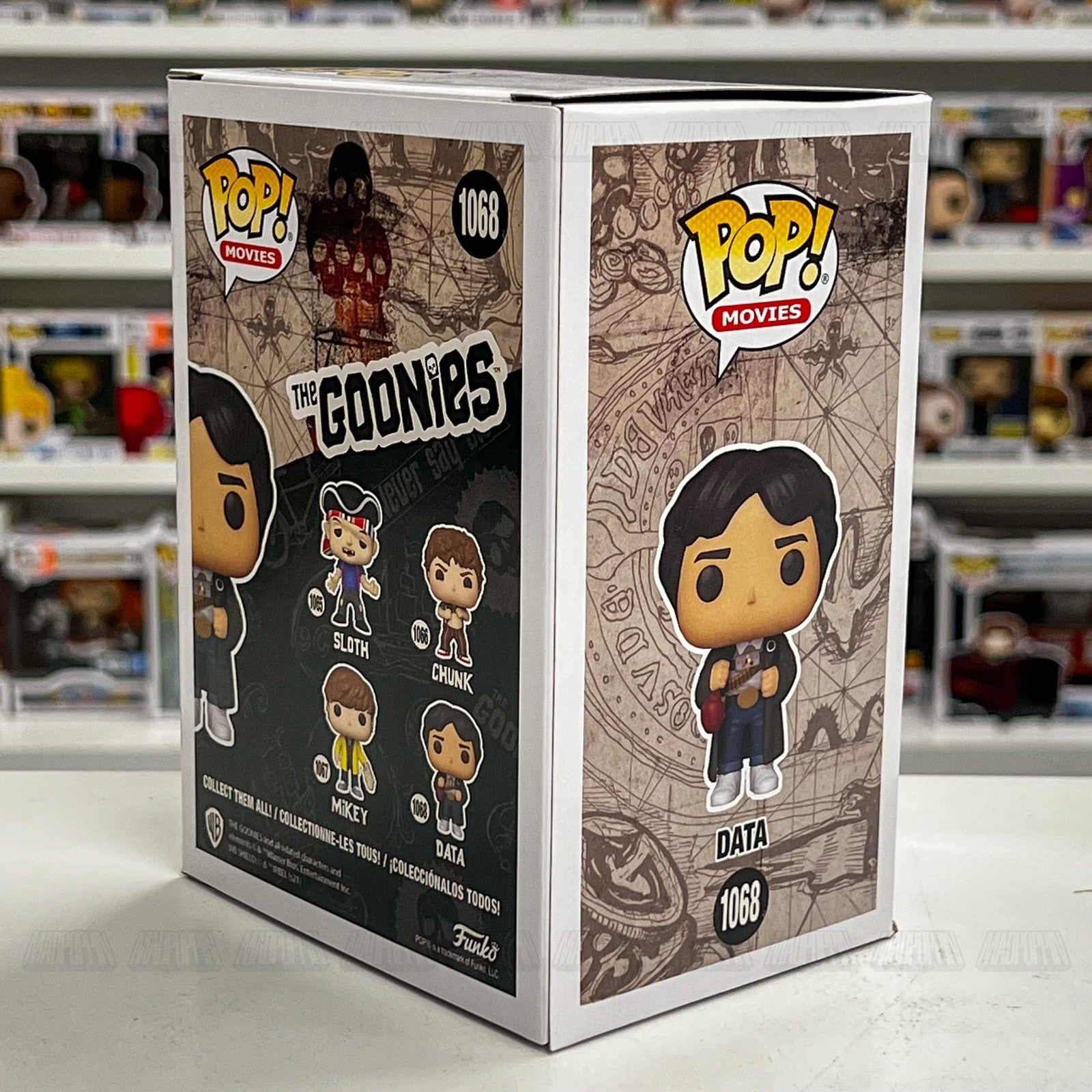 Funko Pop Movies The Goonies Data #1068 Vinyl Figure New Collectible IN BOX