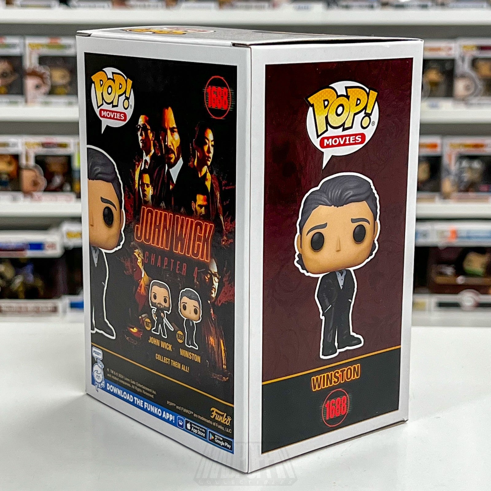 Funko Pop Movies John Wick Chapter 4 Winston Scott 1688 Assassins Vinyl Figure4
