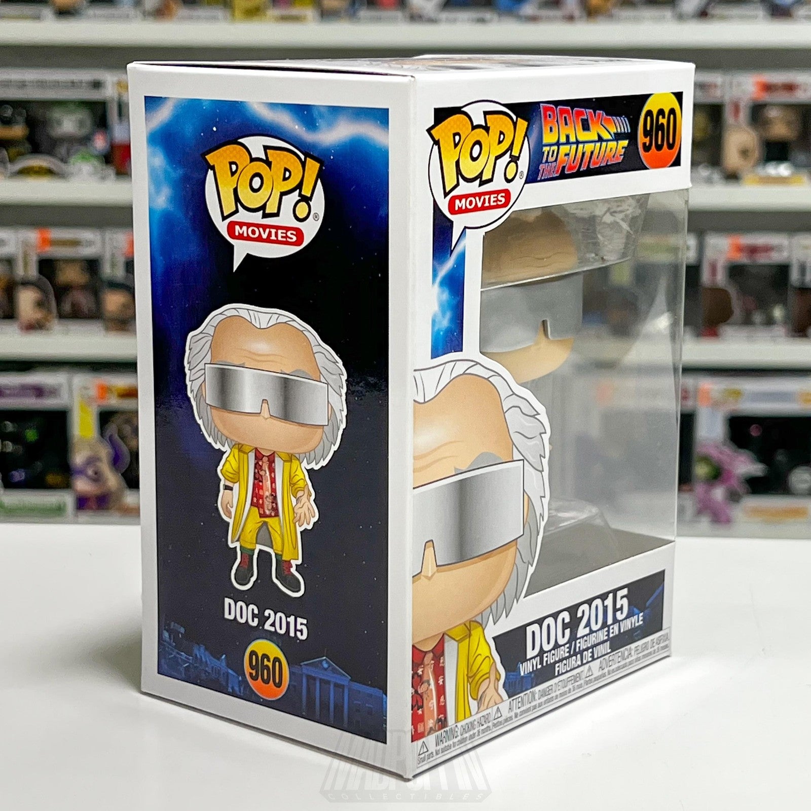 Funko Pop! Movies Back to the Future Doc Brown 2015 #960 Vinyl Figure New Toy