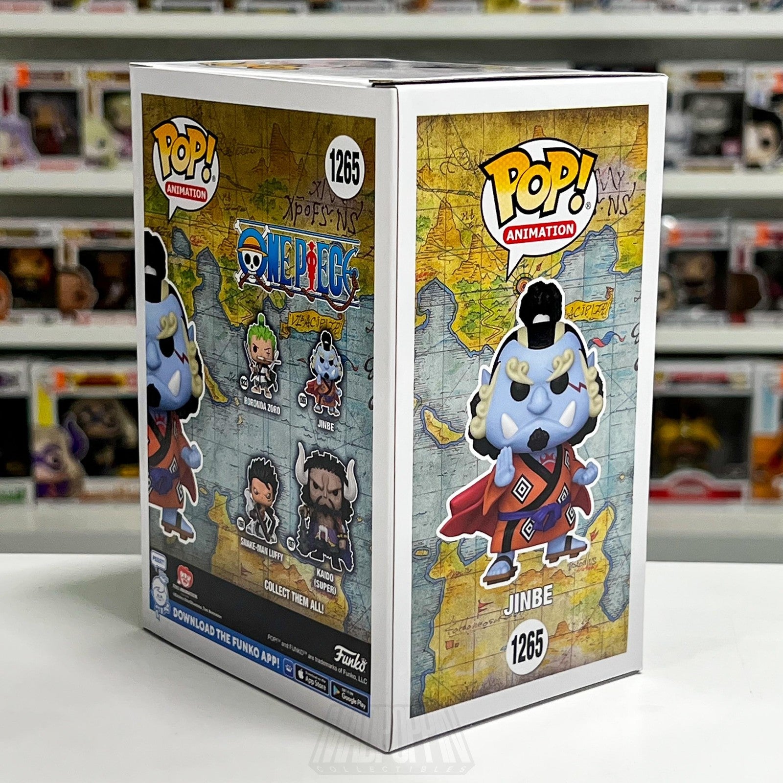 Funko Pop! Animation One Piece Jinbe 1265 CHASE Limited Edition Vinyl Anime Fig