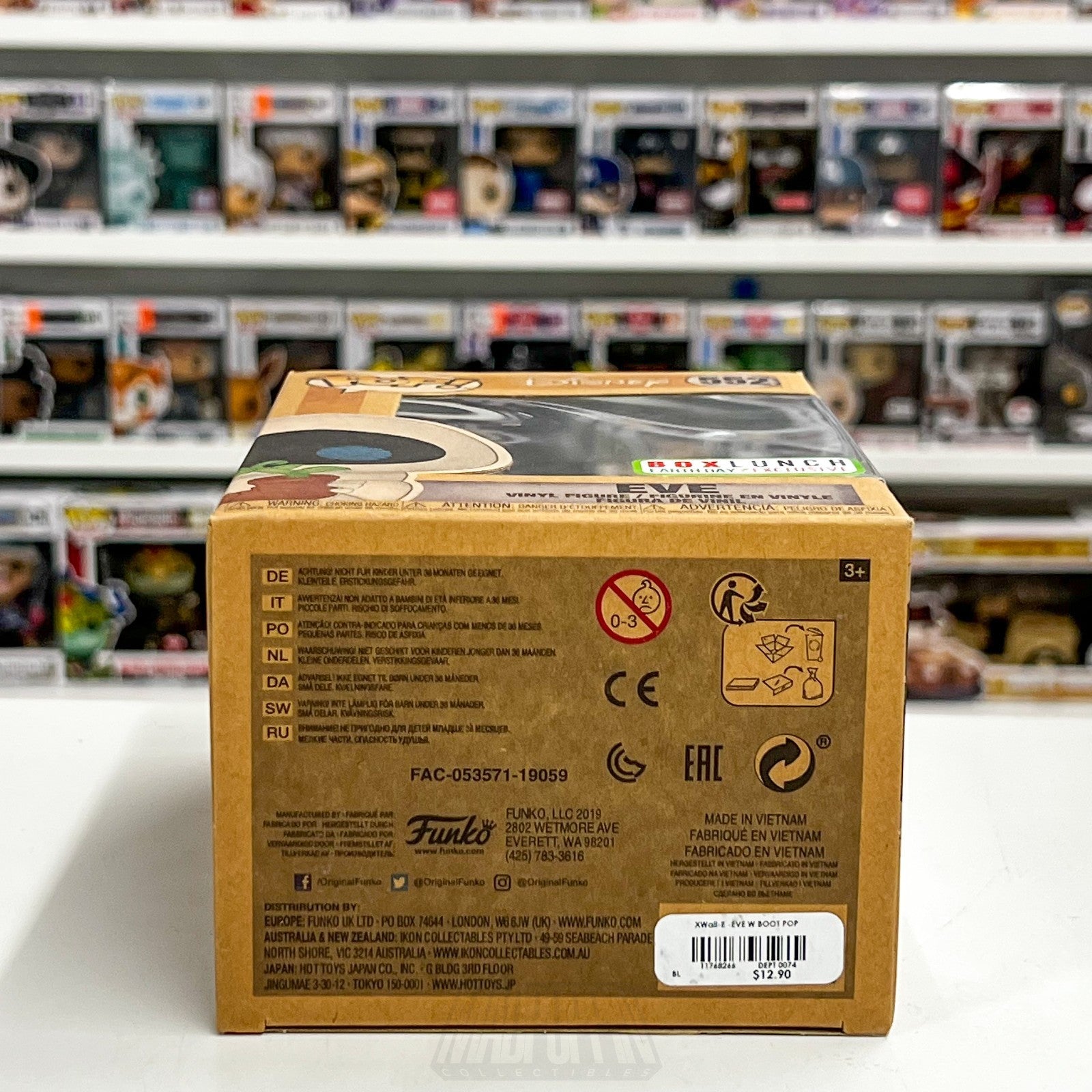 Funko Pop Disney Pixar WALL-E Eve Earth Day BoxLunch 552 Robots Toy Vinyl Figure7