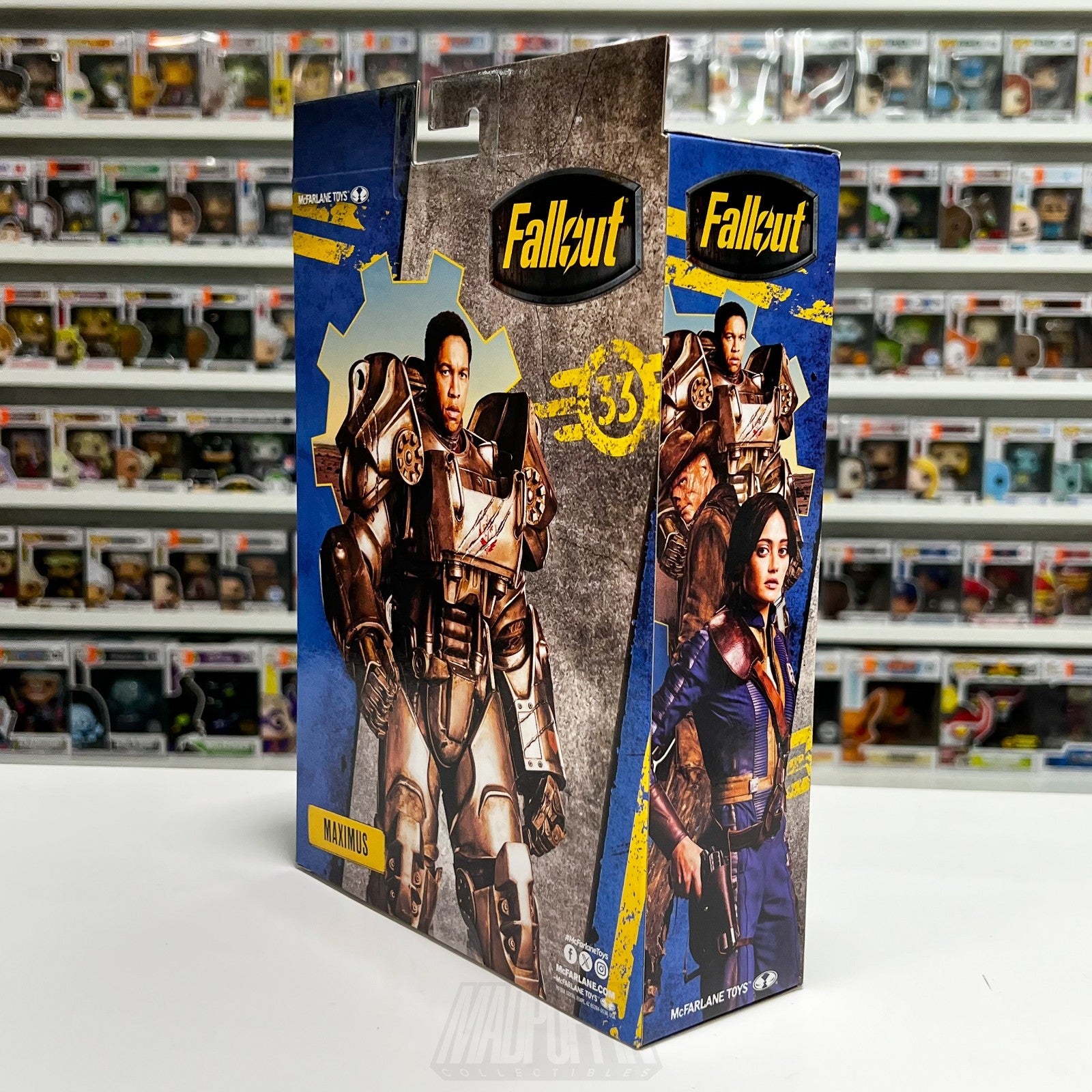 McFarlane Toys Fallout Maximus 7 Inch Action Figure Video Game Bethseda IN HAND