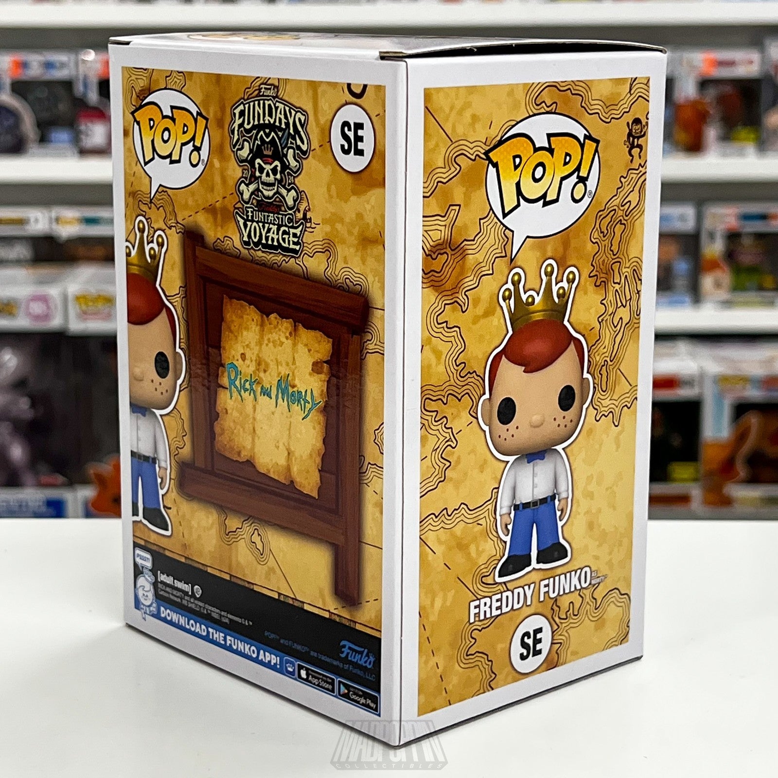 Funko Pop Fundays Funtastic Voyage Freddy Toxic Morty Glow Holding Rick 1500 PCS