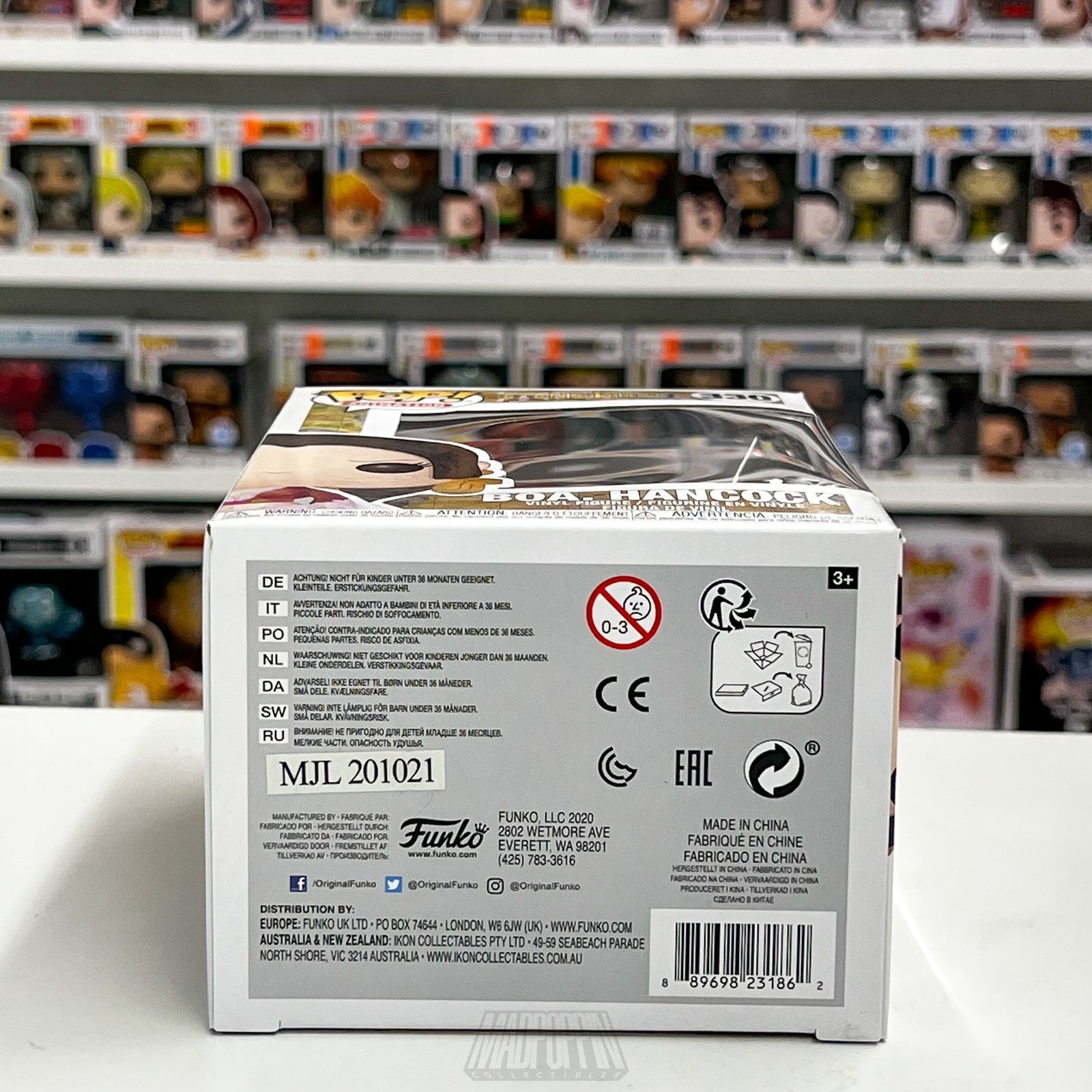 Funko Pop Animation One Piece Boa Hancock Figure 330 Vinyl Anime Collectible New