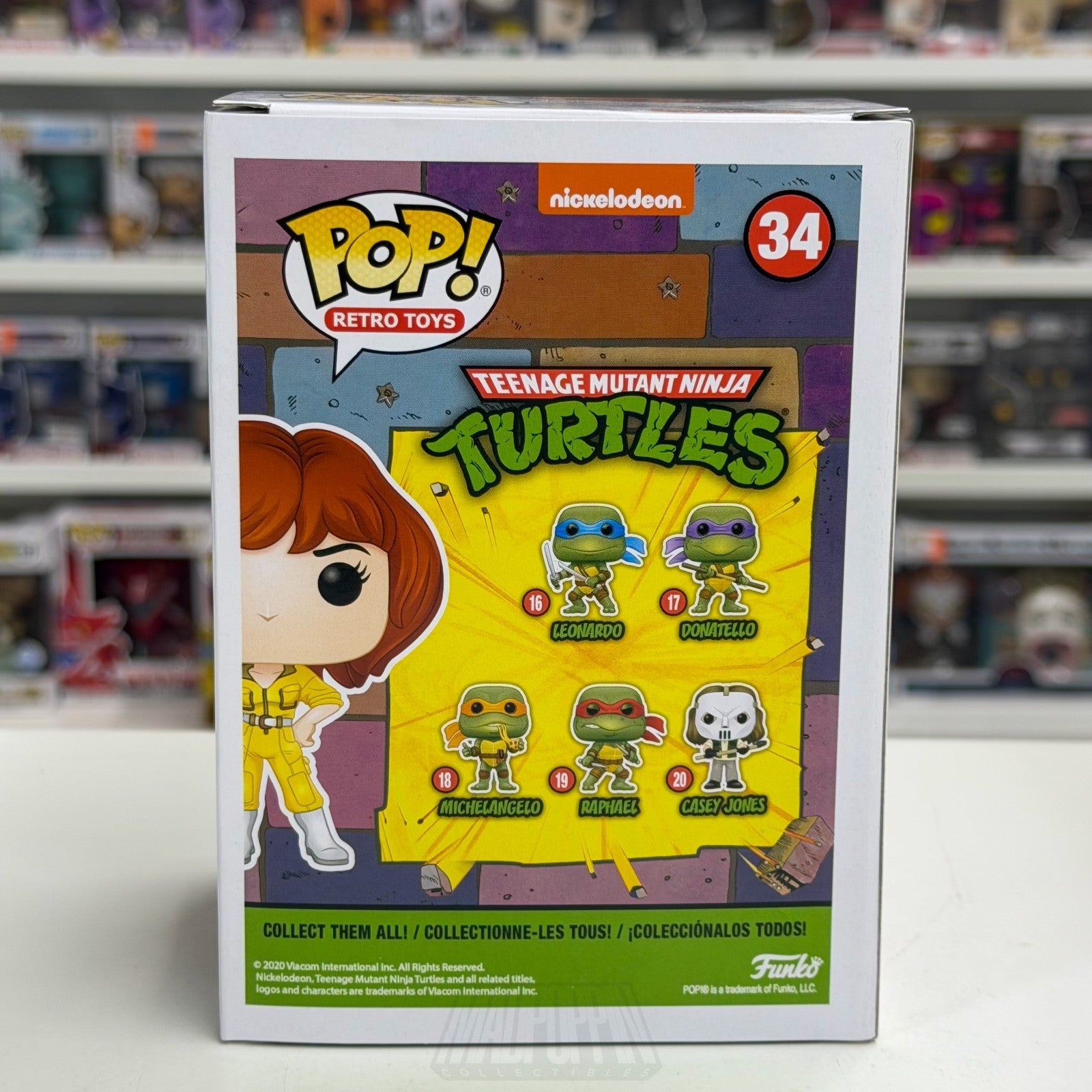 Funko Pop Retro Toys TMNT Turtles April O'Neil Specialty Series 34 Vinyl Figure3