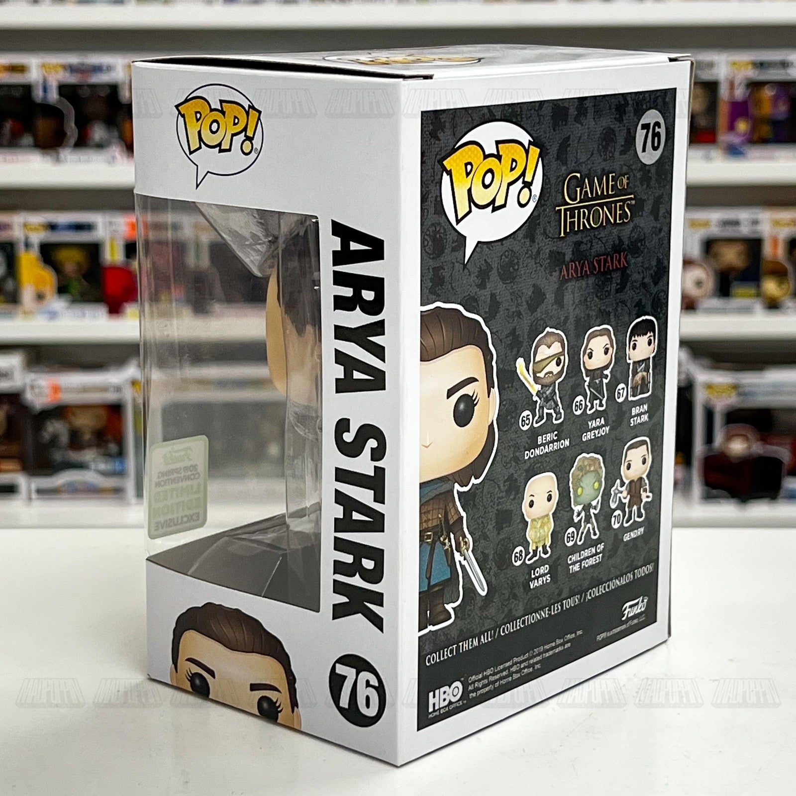 Funko Pop Game of Thrones Arya Stark #76 2019 Spring Convention Exclusive Figure