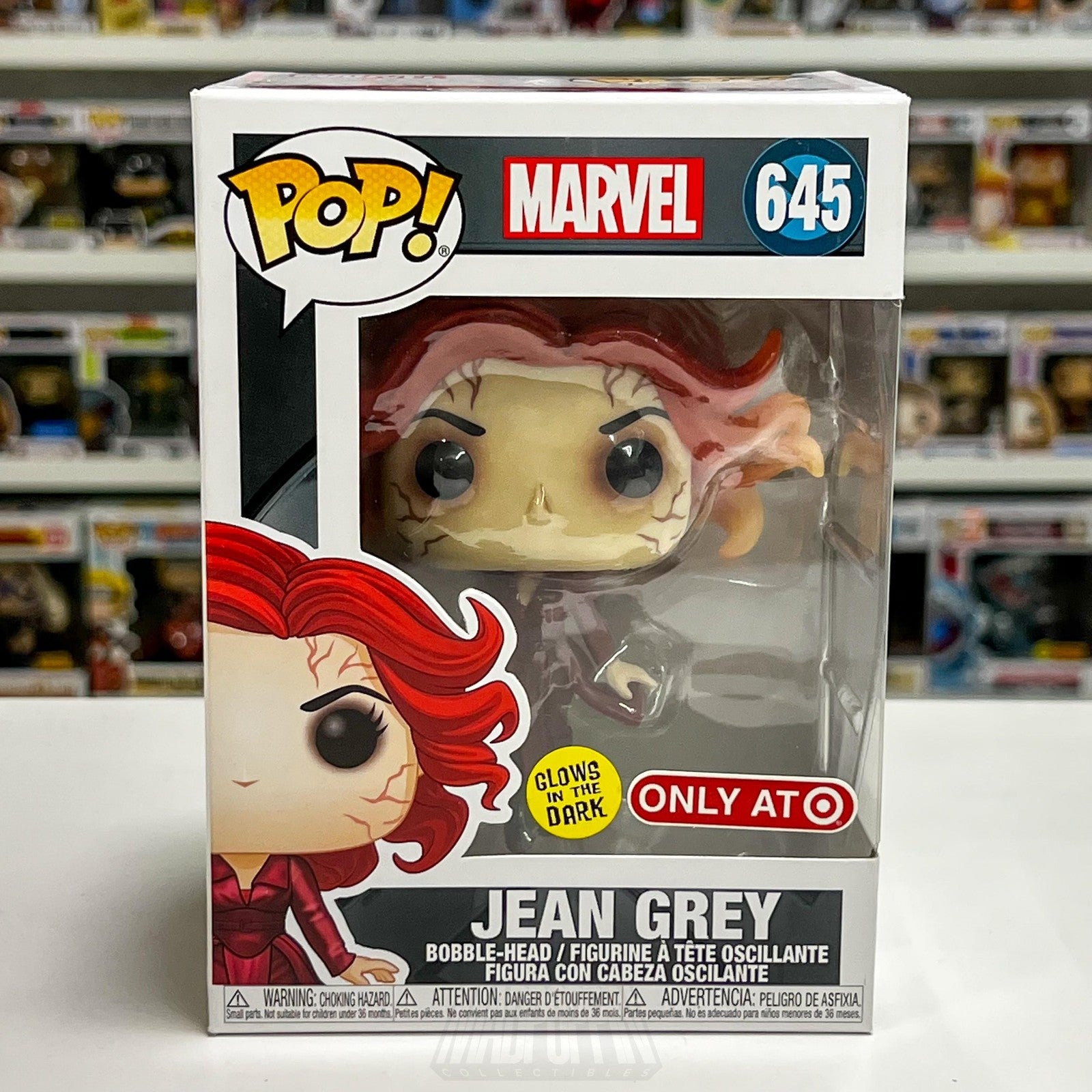 Funko Pop Marvel Jean Grey 645 X-Men Last Stand Mutant Glow Target BobbleHead