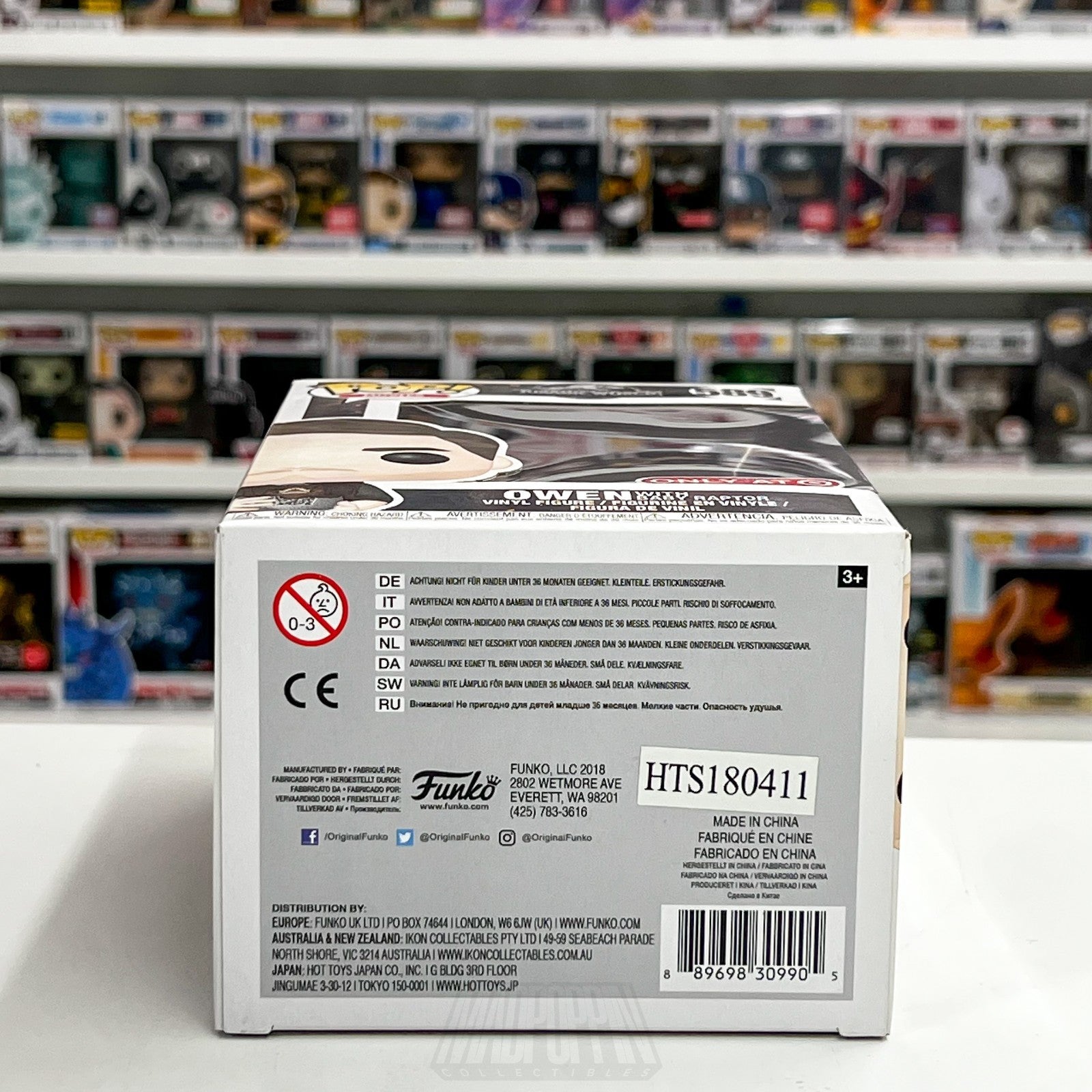 Funko Pop Movies Jurassic World Owen Baby Raptor Target 589 Dinosaur Toy Figure7