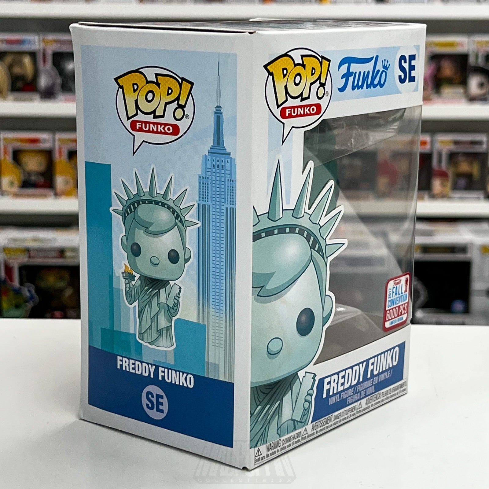 Funko Pop Freddy Statue Of Liberty New York Comic Con SE 6000 PCS Vinyl Figure5