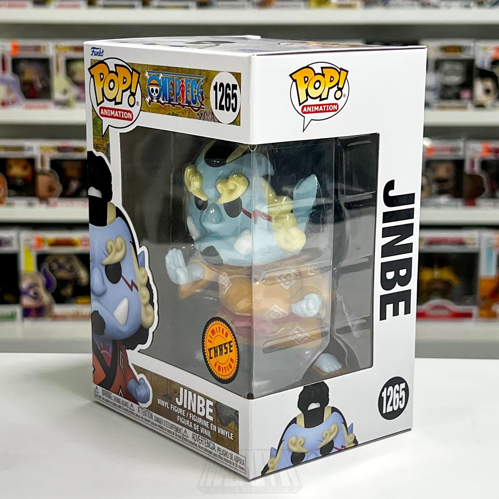 Funko Pop! Animation One Piece Jinbe 1265 CHASE Limited Edition Vinyl Anime Fig