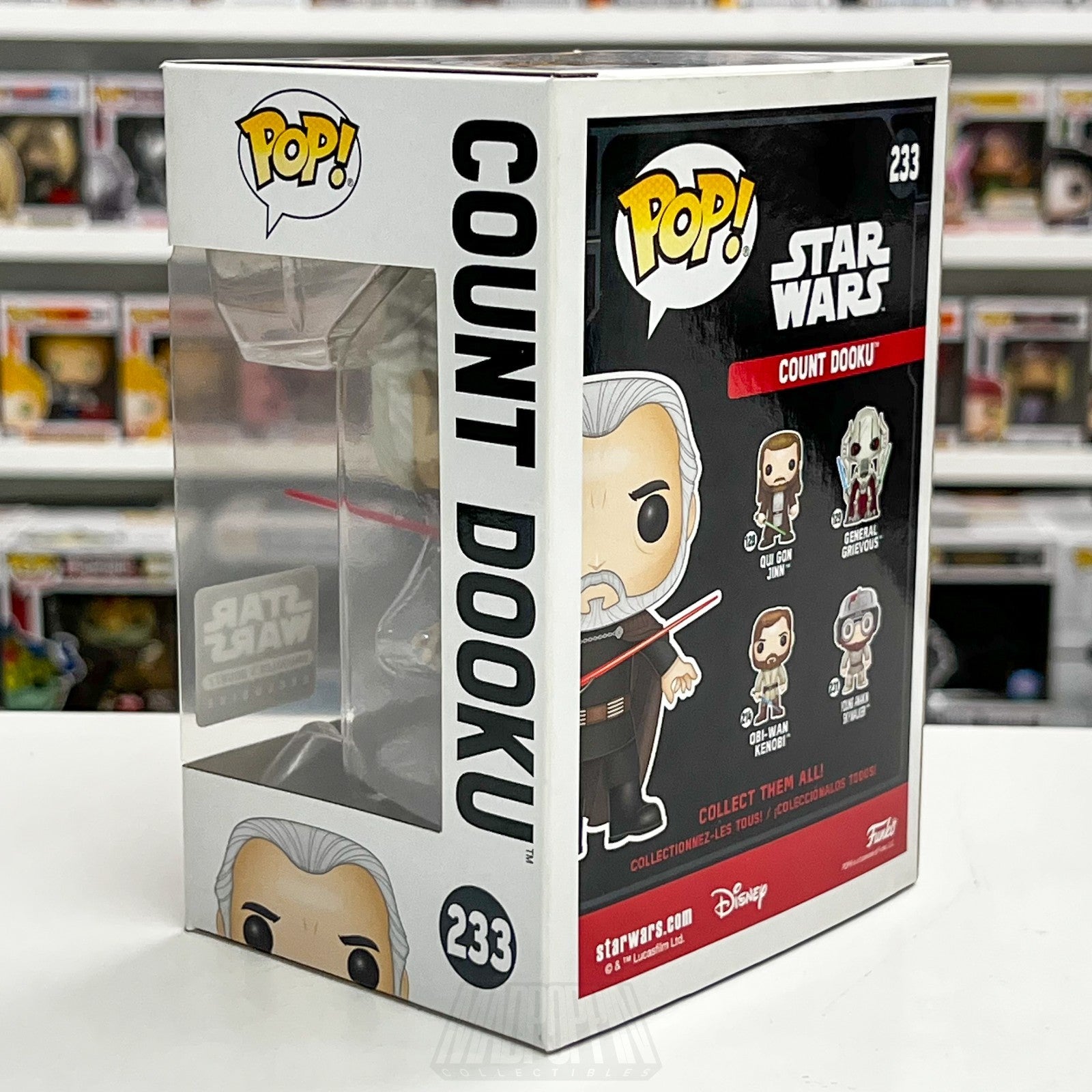 Funko Pop Star Wars Count Dooku Smugglers Bounty 233 Jedi Sith Lord Vinyl Figure2