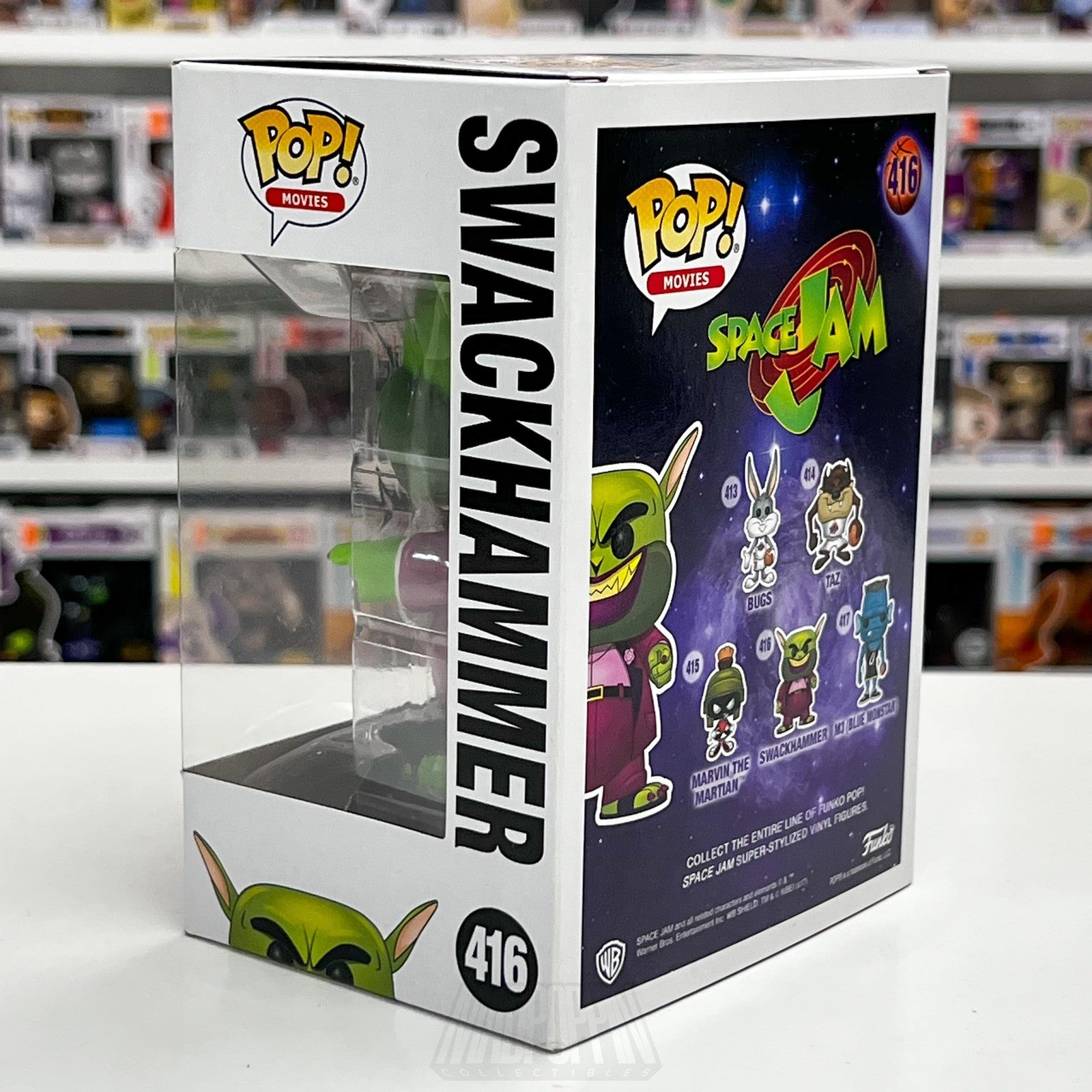 Funko Pop Movies Space Jam Swackhammer 416 Vinyl Figure with Box Collectible2