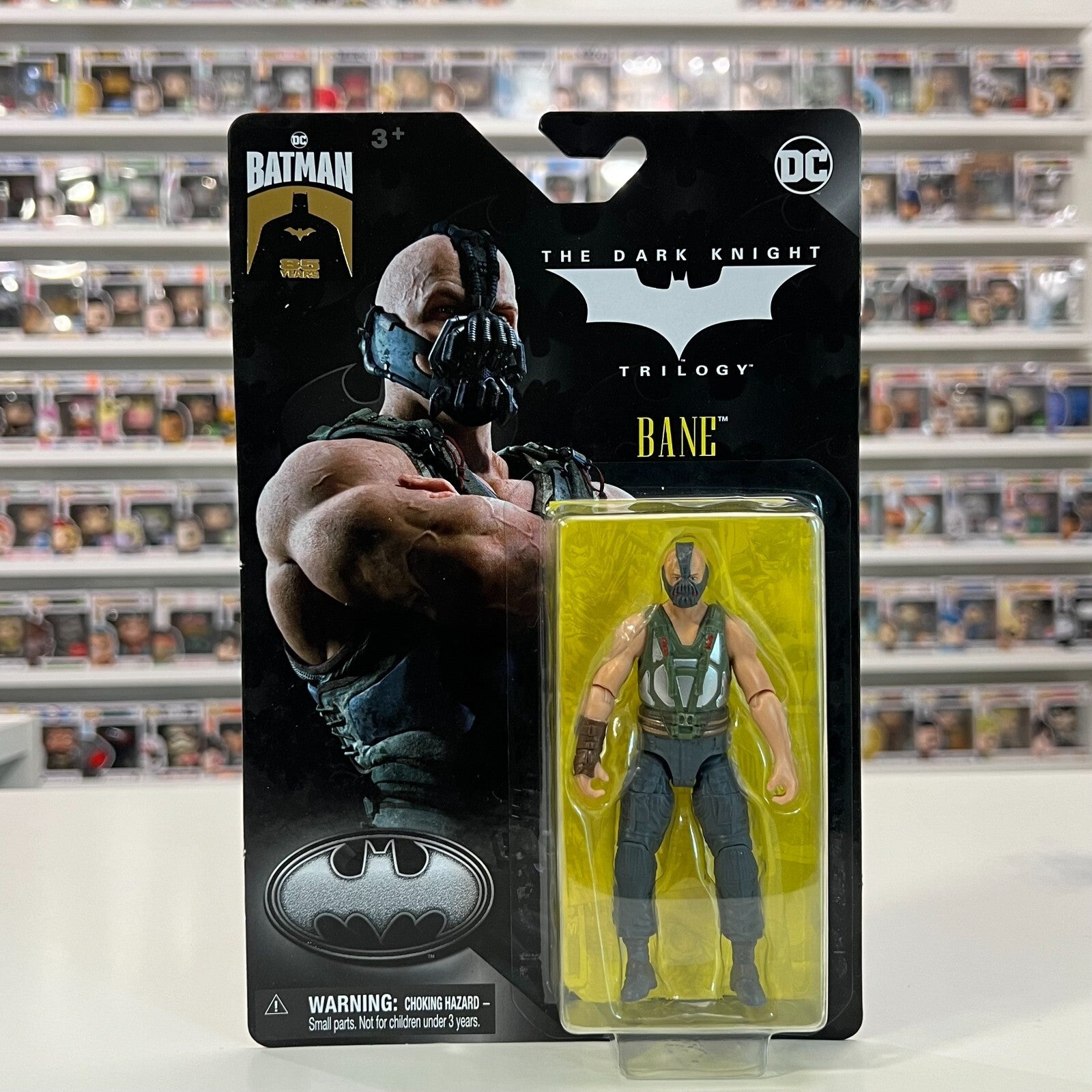 Batman 85 Years The Dark Knight Trilogy Bane 4in Action Figure Spin Master 2024