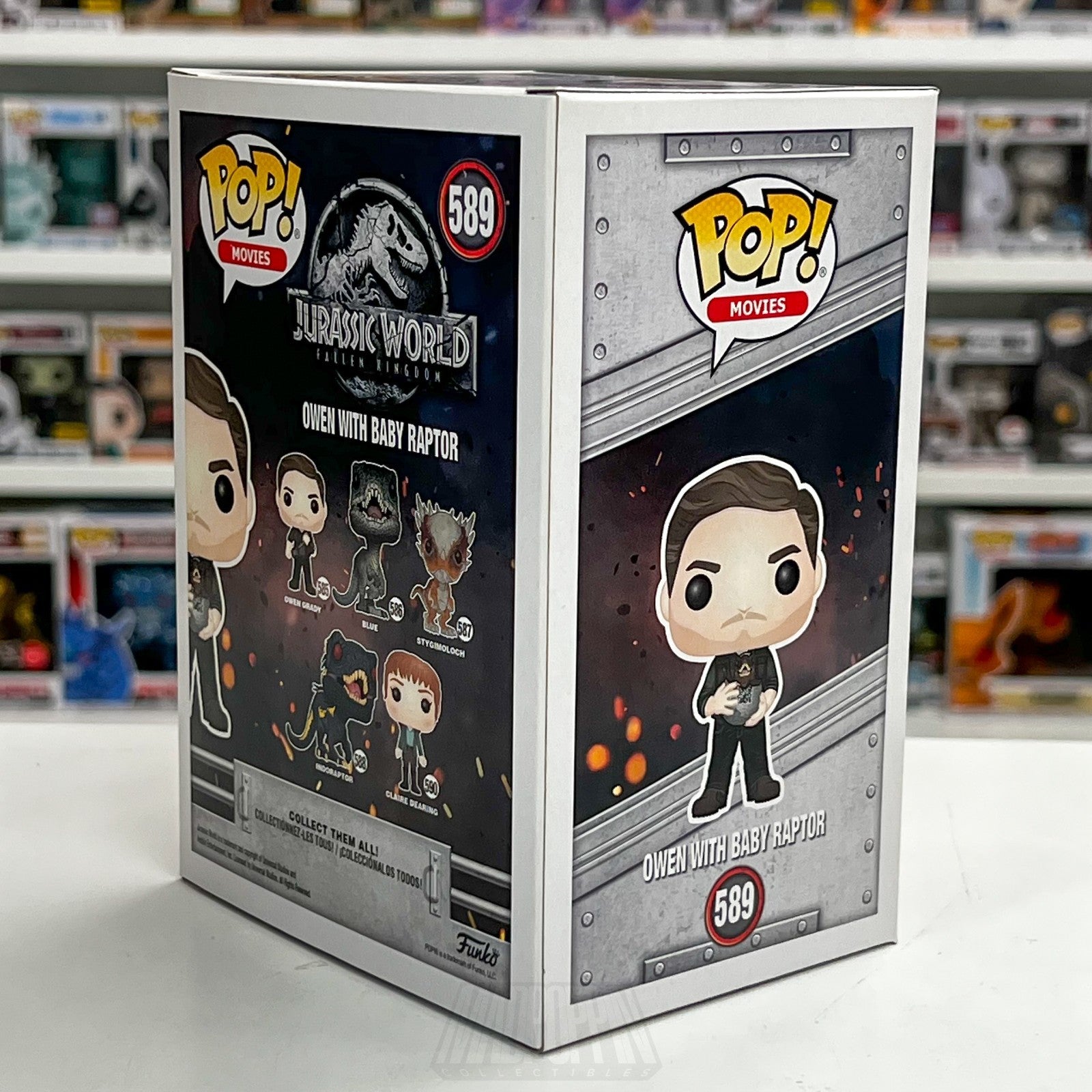 Funko Pop Movies Jurassic World Owen Baby Raptor Target 589 Dinosaur Toy Figure4