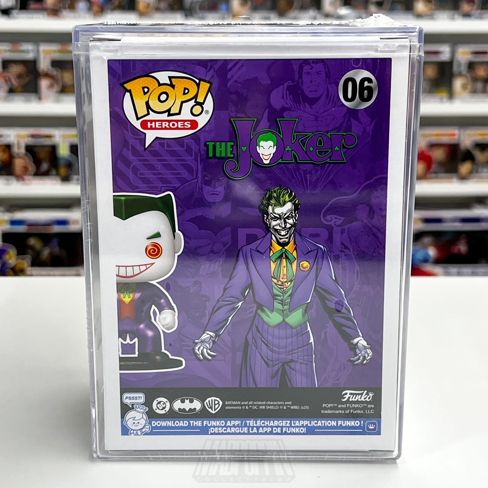 Funko Pop DC Heroes Joker Metallic 2025 Fall Con 1000 NYCC PCS 06 Vinyl Figure3