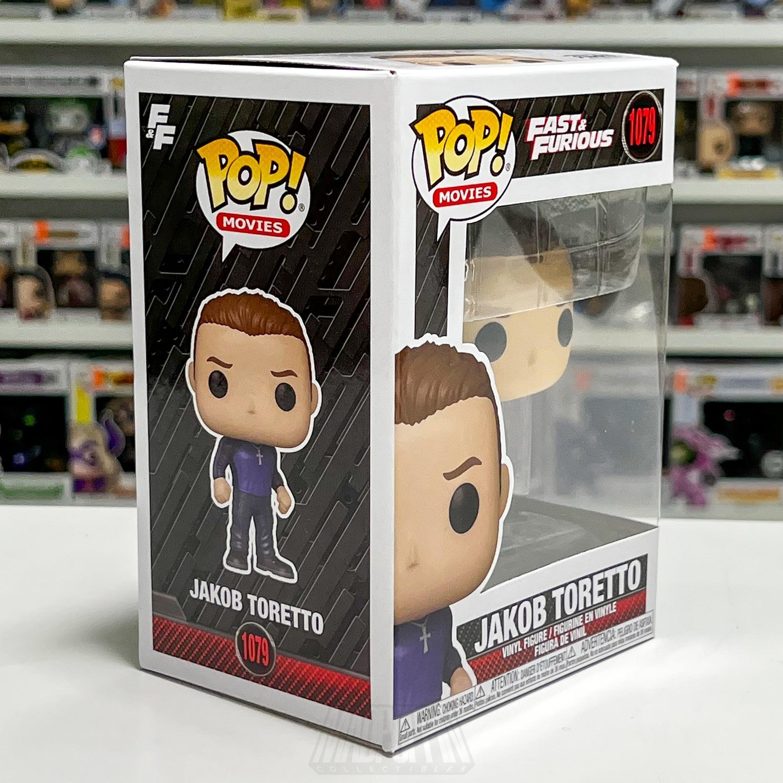 Funko Pop Movies Fast & Furious Jakob Toretto #1079 Vinyl Figure New Toy Racing