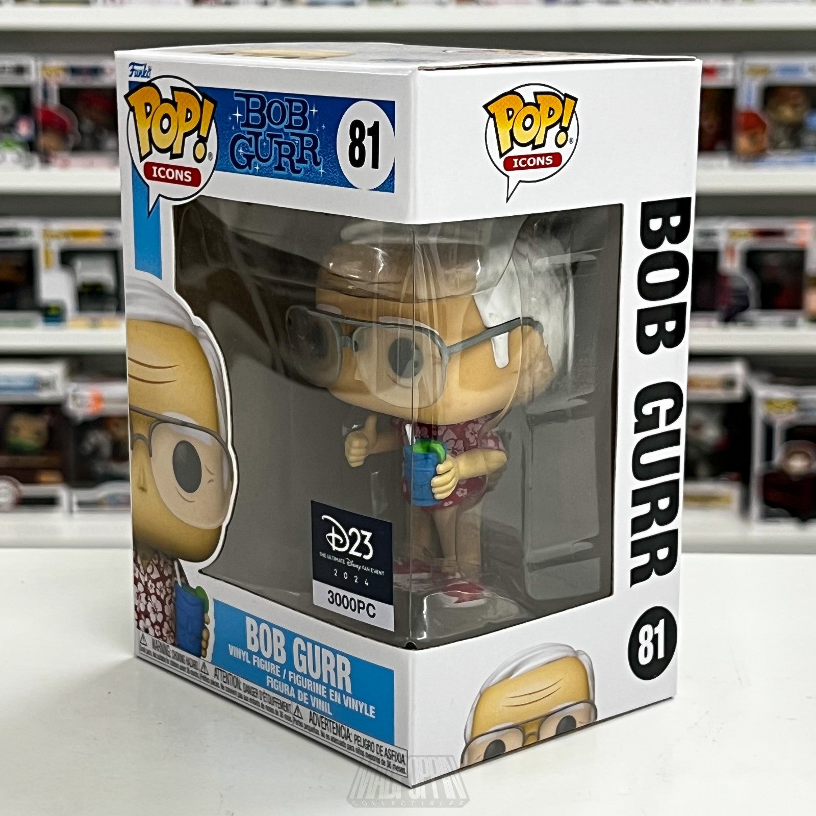 Funko Pop Icons Bob Gurr Imagineer Disney D23 Expo 2024 Exclusive LE 3000pc Tiki
