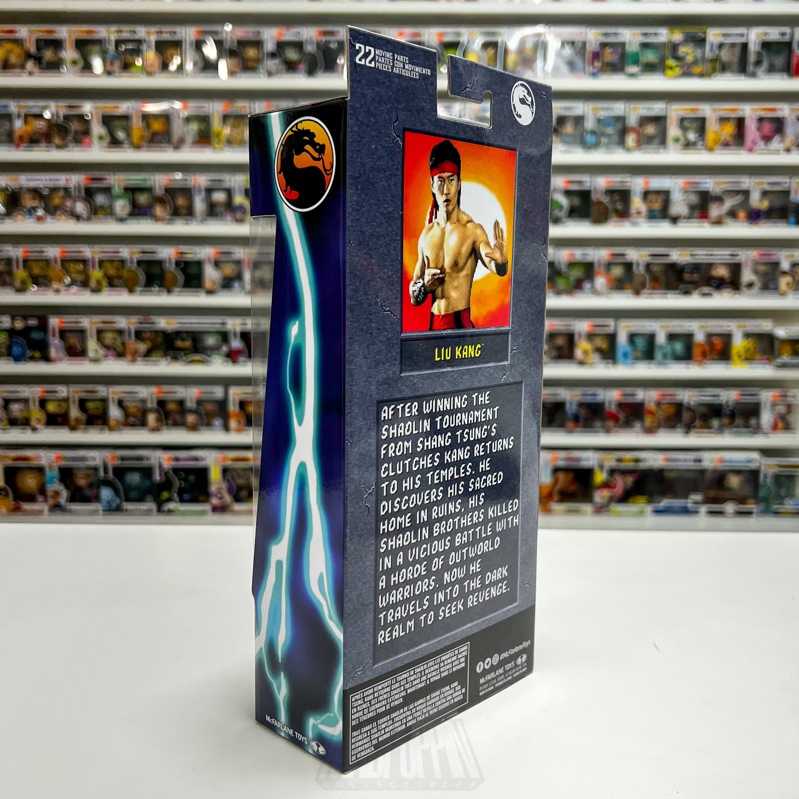 McFarlane Toys Mortal Kombat Klassic Liu Kang  7 Inch Action Figure Video Game