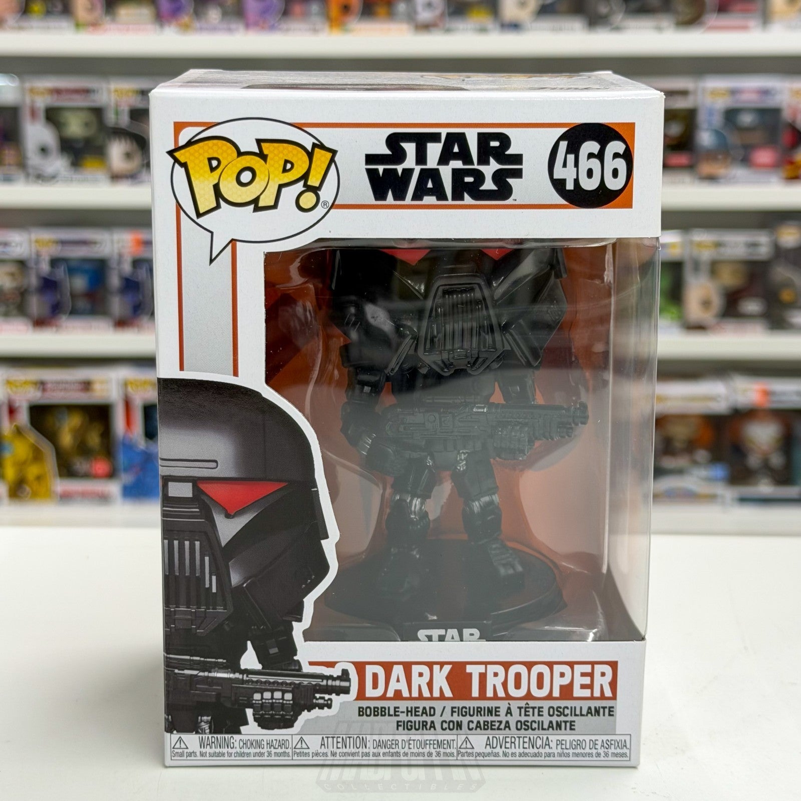 Funko Pop Star Wars Dark Trooper 466 Galactic Empire Soldier Mandalorian Figure0