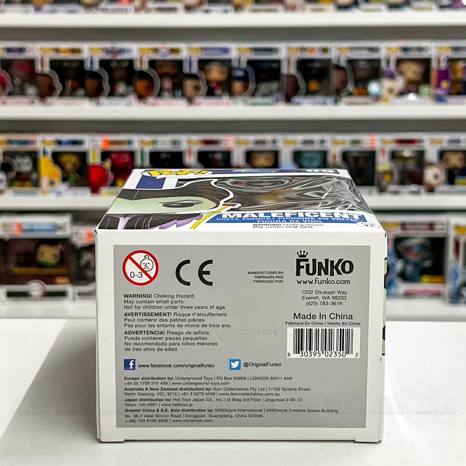 Funko Pop Disney Maleficent 09 Series 1 Vinyl Figure In Box Sleeping Beauty 2015