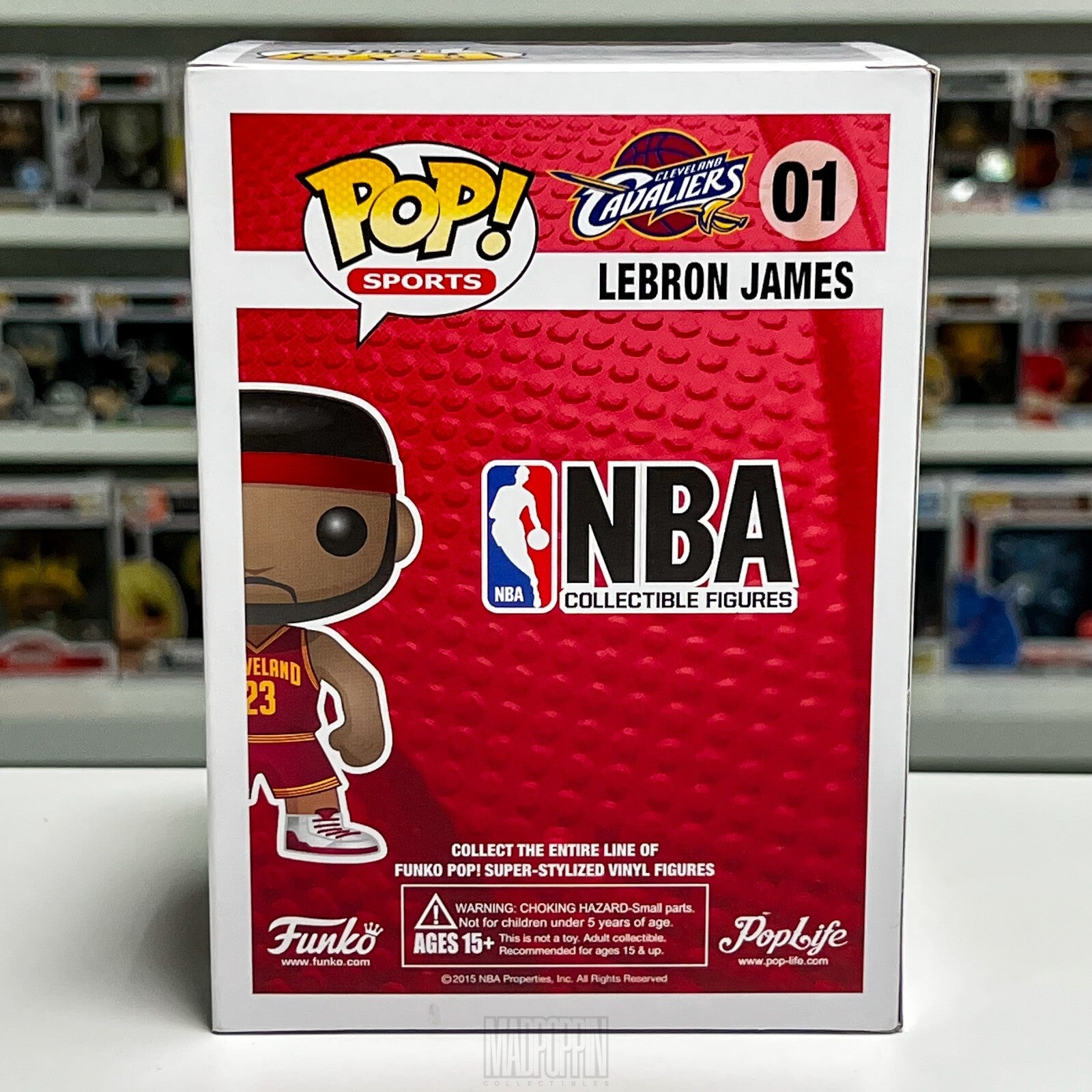 Funko Pop Sports NBA Basketball Cleveland Cavaliers Lebron King James Vaulted 01