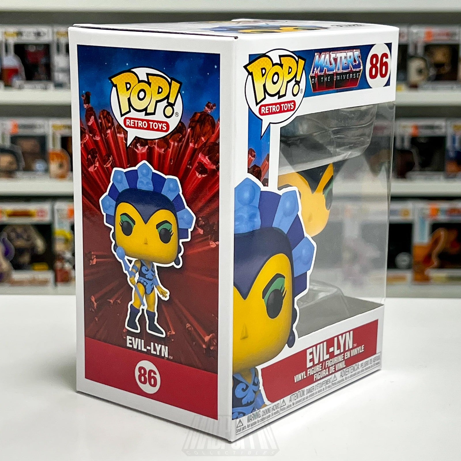 Funko Pop Retro Toys Masters of the Universe MOTU Evil-Lyn #86 Vinyl Figure NIB