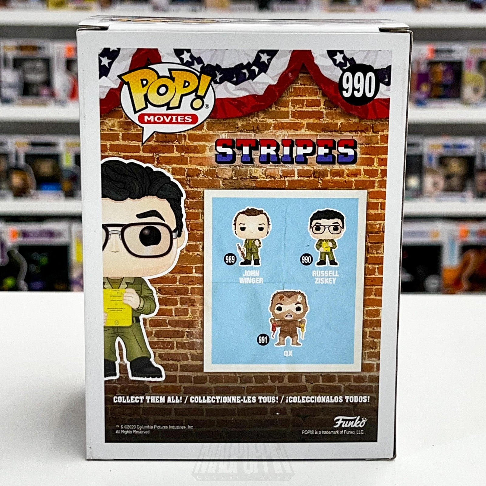 Funko Pop! Movies Stripes Russell Ziskey #990 Vinyl Figure 2020 with Window Box3
