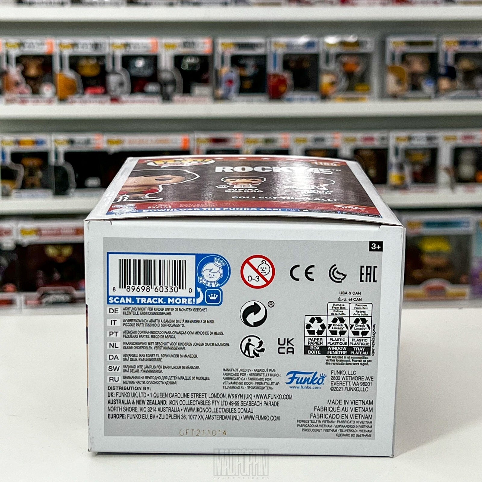 Funko Pop Movies Rocky Balboa w/Championship Belt Specialty Series Boxing 1180