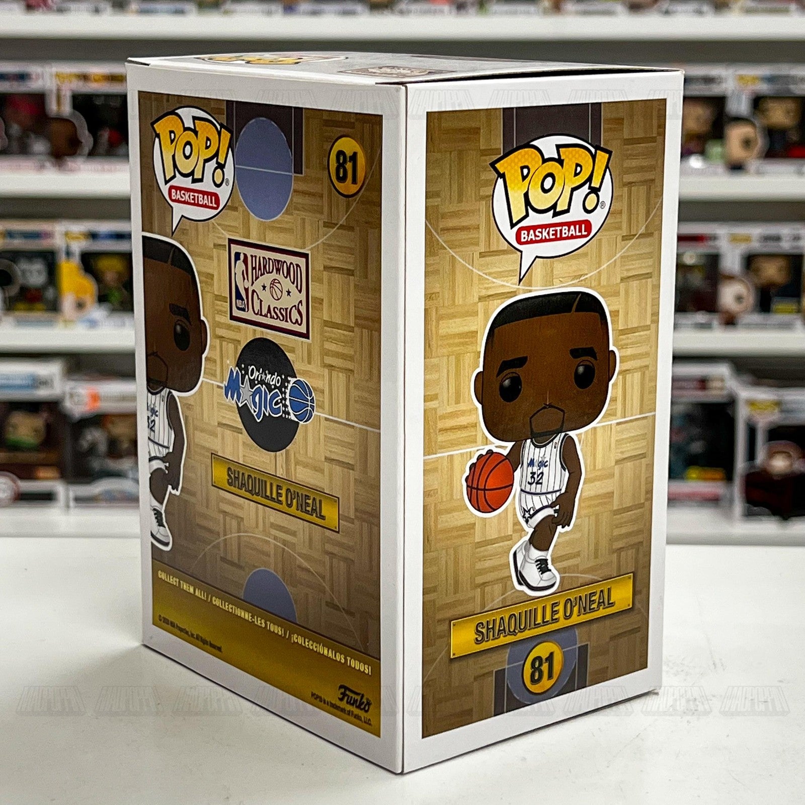Funko Pop NBA Shaquille O'Neal 81 Orlando Magic Vinyl Figure Basketball New HWC