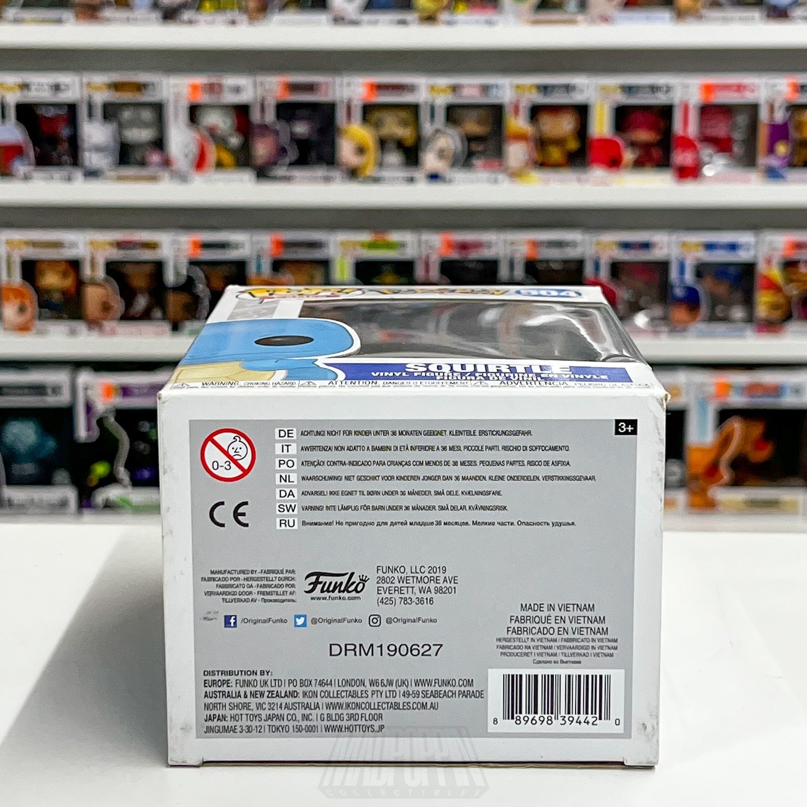 Funko Pop Video Games Pokemon Squirtle 504 Japanese TCG Turtle Vinyl Figure7