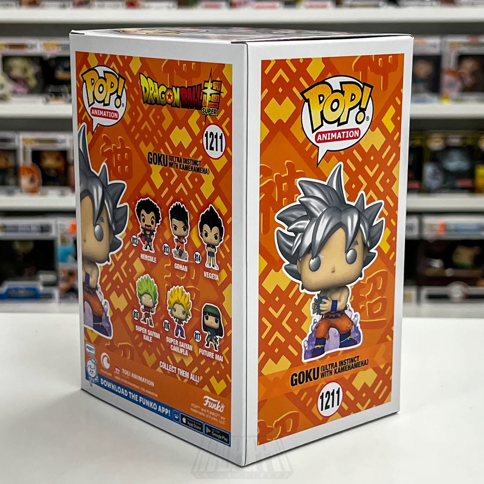 Funko Pop Anime Dragon Ball Super Goku Ultra Instinct Kamehameha NYCC 1211 Manga4