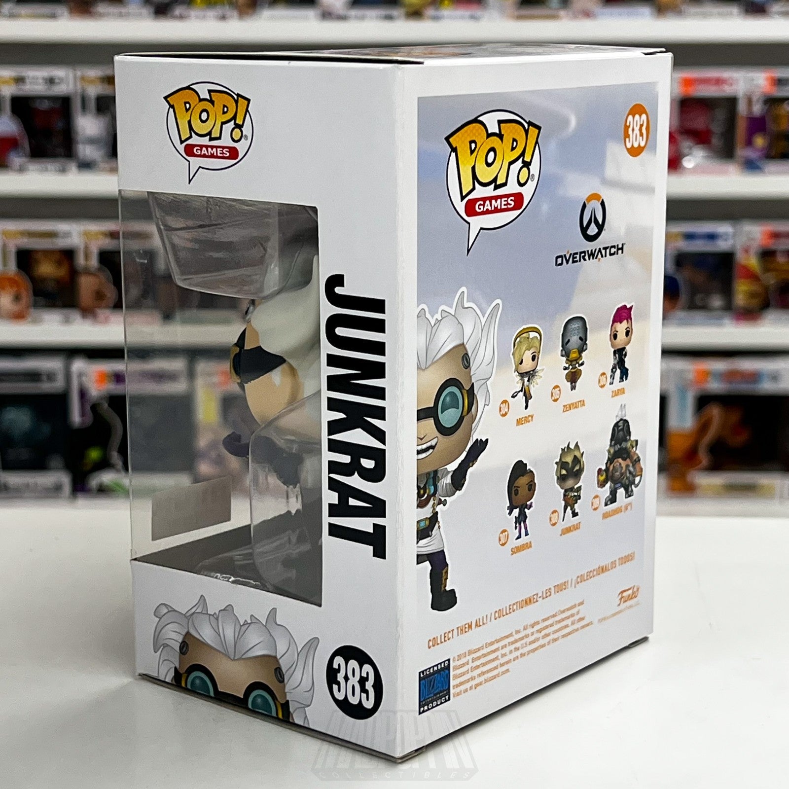 Funko Pop Video Games Overwatch Junkrat Dr Junkenstein 383 Boxlunch Vinyl Figure2