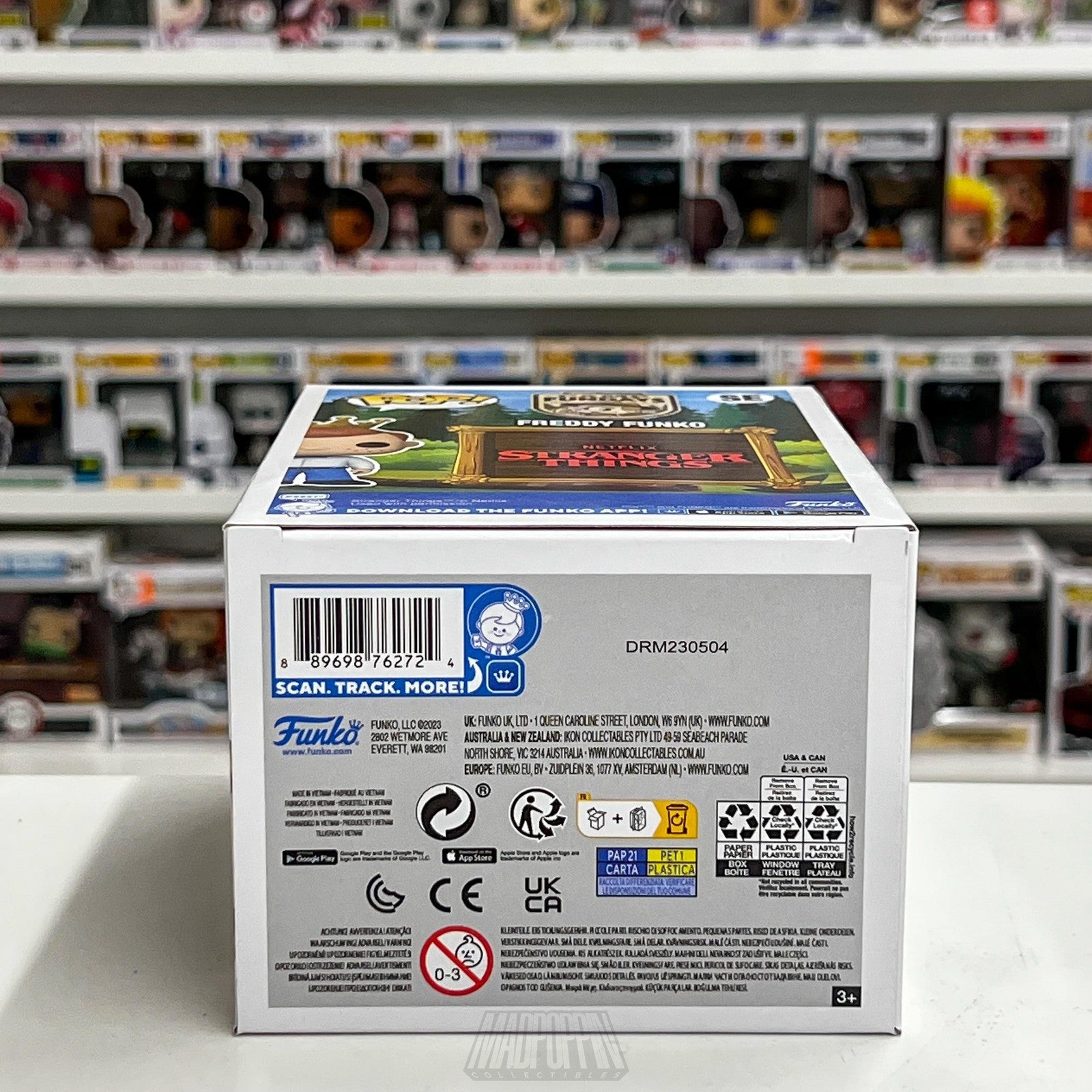 Funko Pop Freddy Funko as Hopper Stranger Things Camp Fundays SE 2023 LE 250 PCS