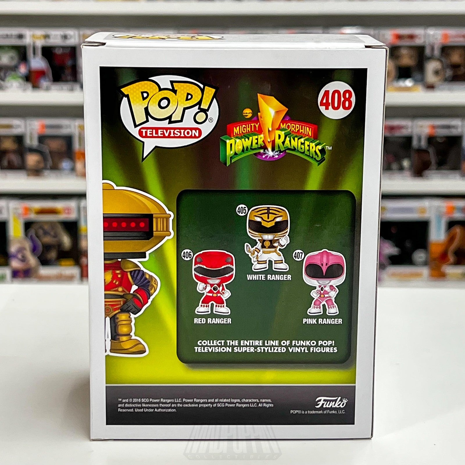 Funko Pop Television Alpha 5 Mighty Morphin Power Rangers  MMPR 408 Walmart Toy