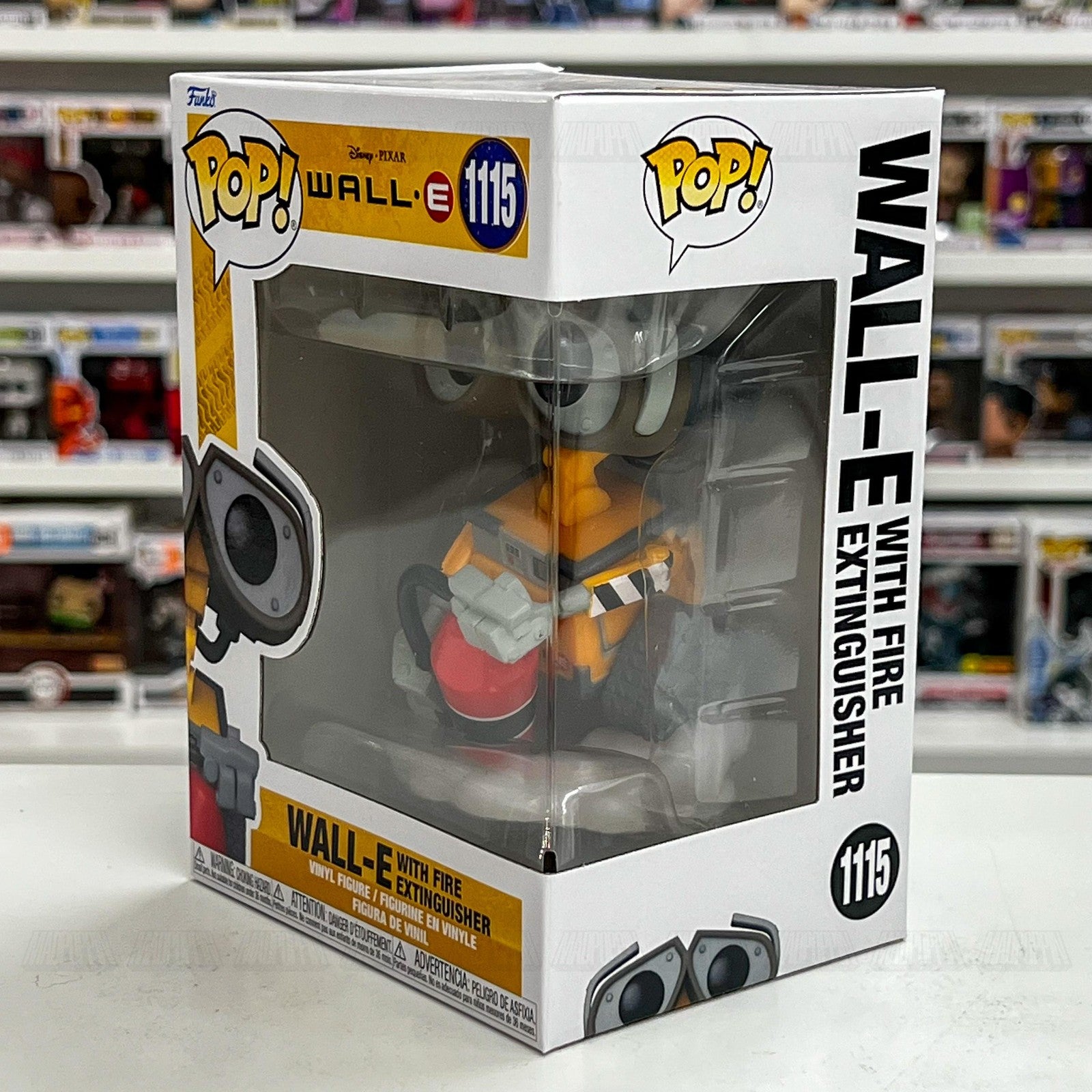 Funko Pop Disney Pixar WALL-E with Fire Extinguisher #1115 Vinyl Figure Toy