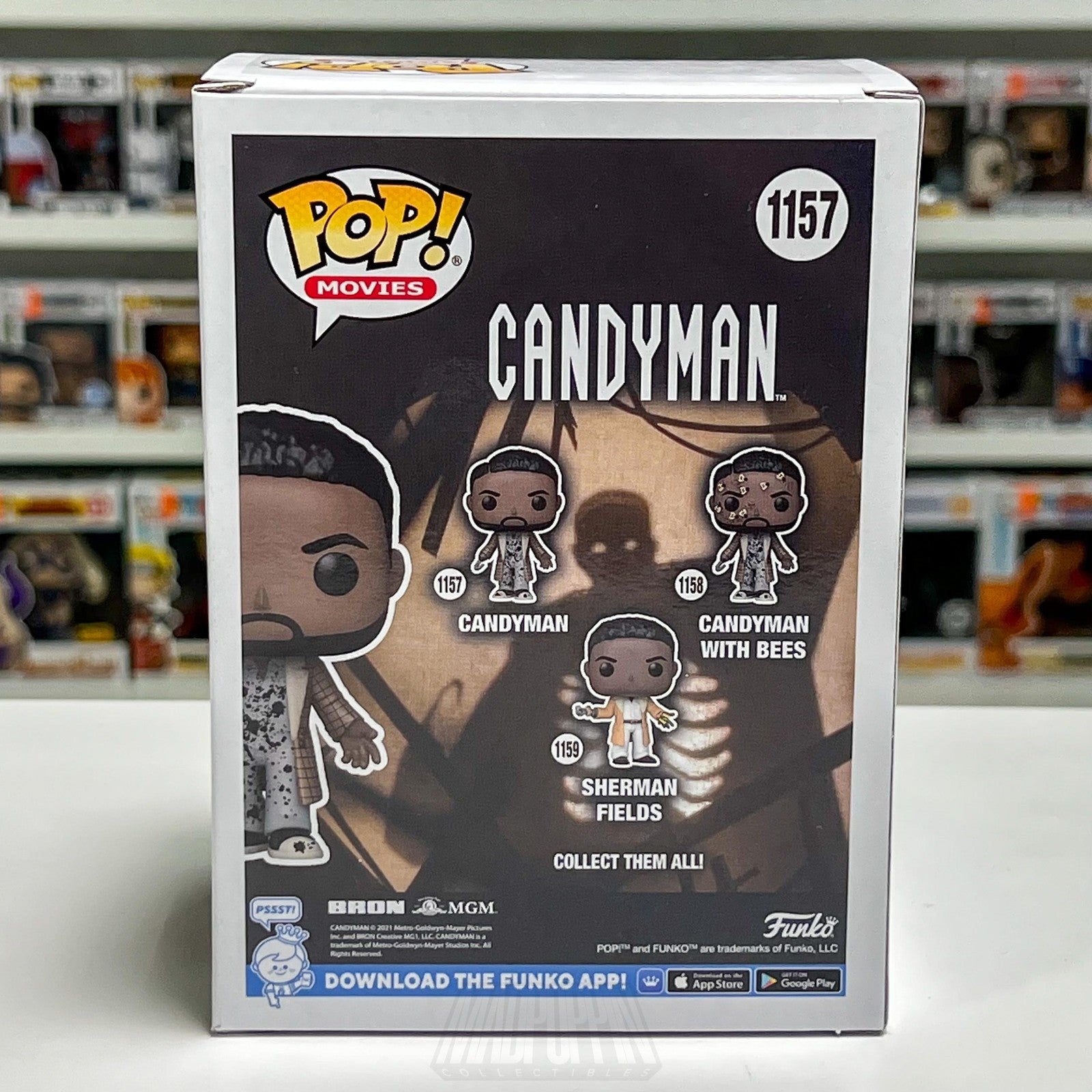 Funko Pop Movies Candyman #1157 Vinyl Figure New In Box Horror Collectible Toy
