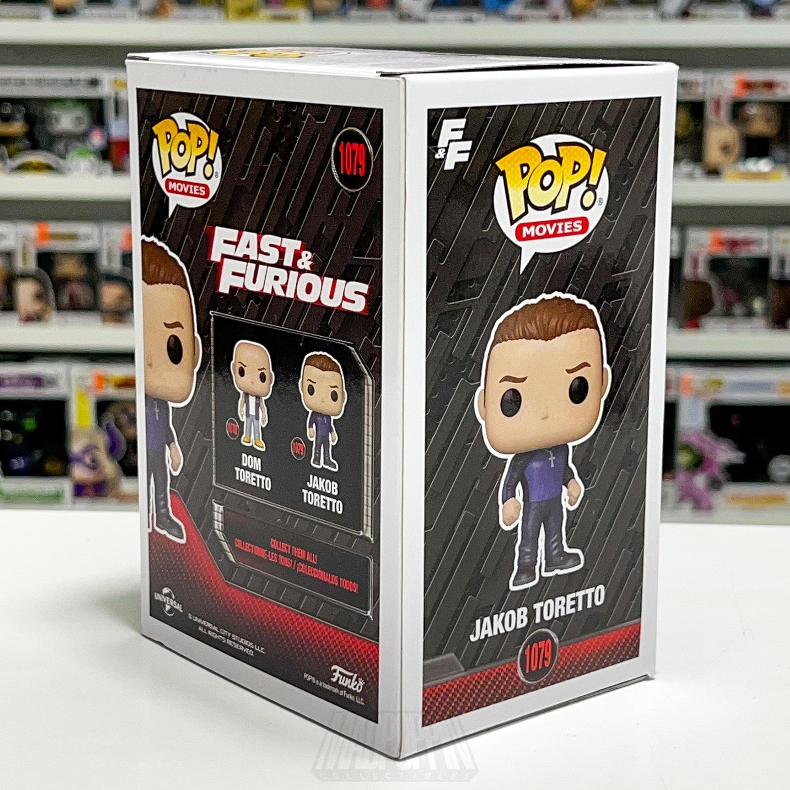 Funko Pop Movies Fast & Furious Jakob Toretto #1079 Vinyl Figure New Toy Racing