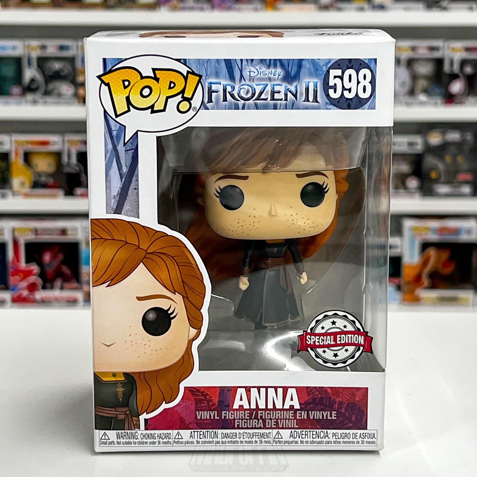 Funko Pop Disney Frozen 2 Anna of Arendelle Travel Gear 598 Princess Toy Figure0