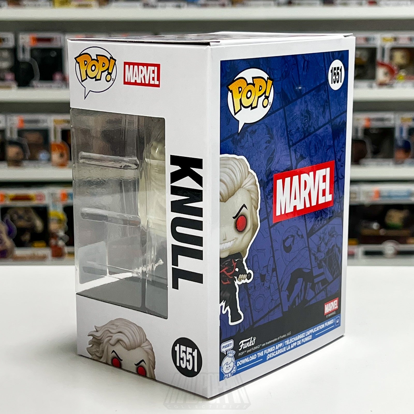 Funko Pop Marvel Knull 1551 NYCC Official Con Sticker Symbiote Venom Carnage Toy