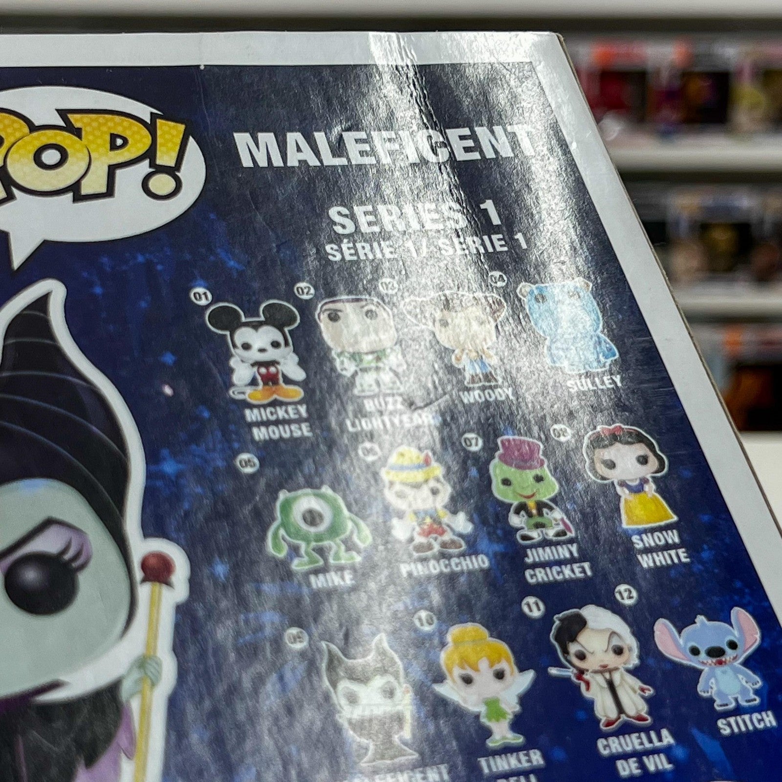 Funko Pop Disney Store Logo Maleficent 09 Villains Series 1 Vinyl Figure Boxed13