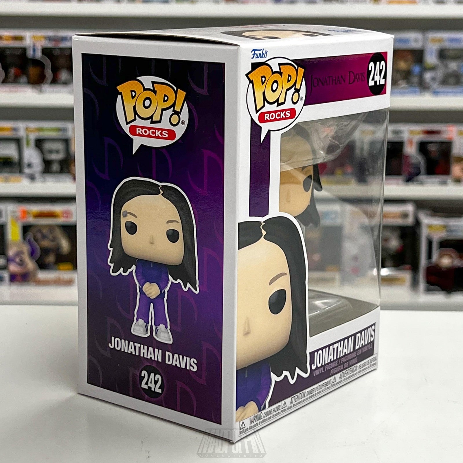 Funko Pop Rocks Jonathan Davis 242 Korn Band Nu Metal Music Toy Vinyl Figure5