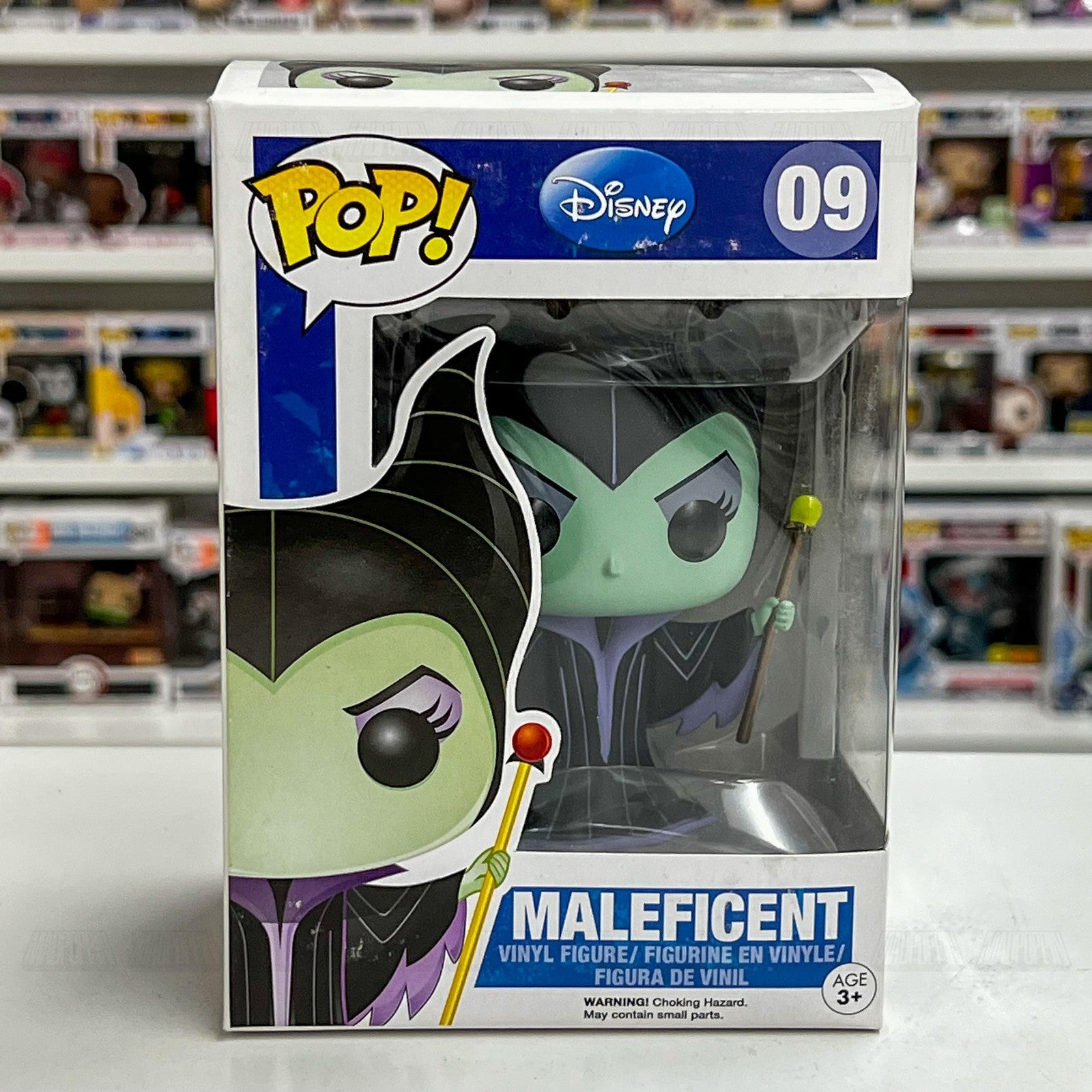 Funko Pop Disney Maleficent 09 Series 1 Vinyl Figure In Box Sleeping Beauty 2015