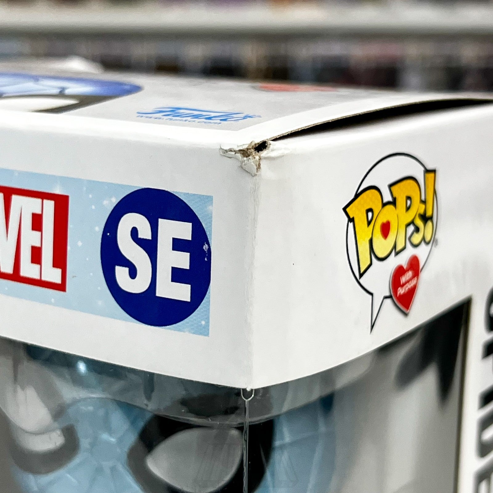 Funko Pops w/Pupose Marvel Make A Wish Spider-Man Blue Metallic SE Vinyl Figure10