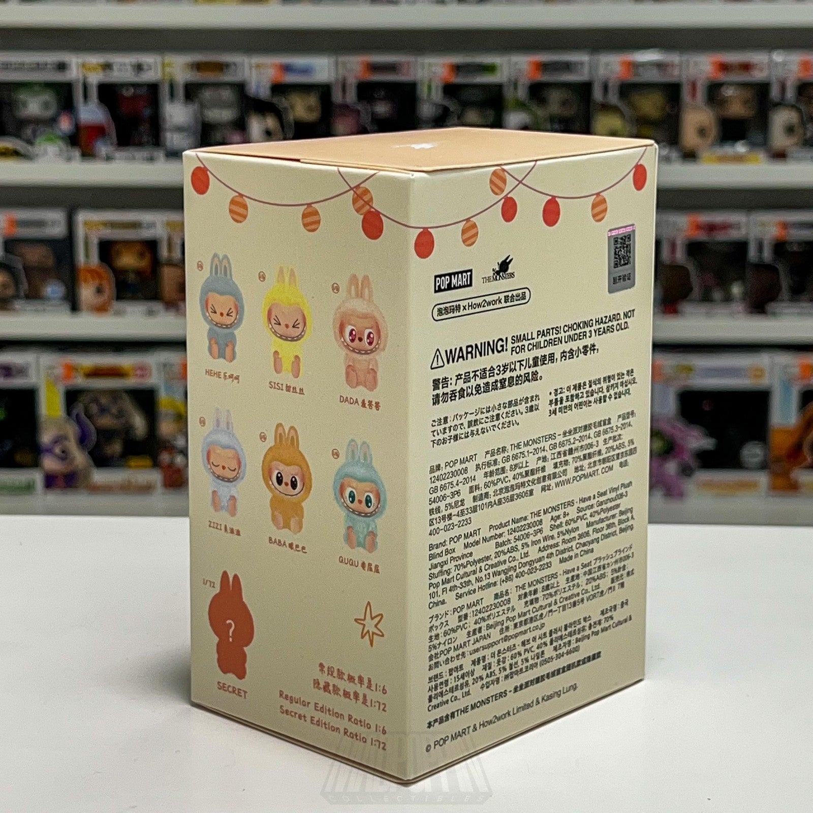 POP MART Labubu Have A Seat The Monsters Mystery Blind Box Figure 2024 Sealed V2