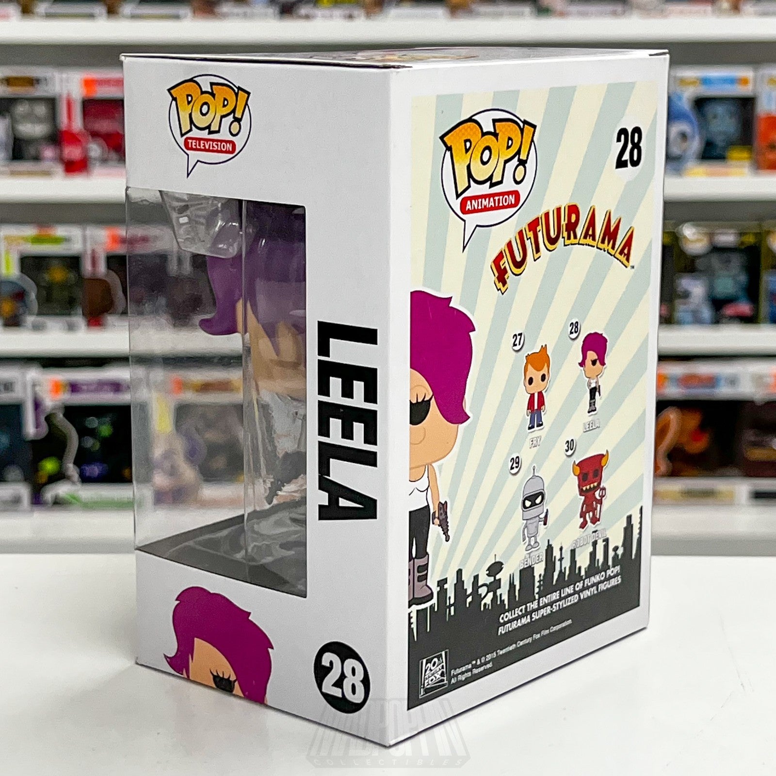 Funko Pop Animation Futurama Turanga Leela 28 TV Show Comedy Toy Vinyl Figure2