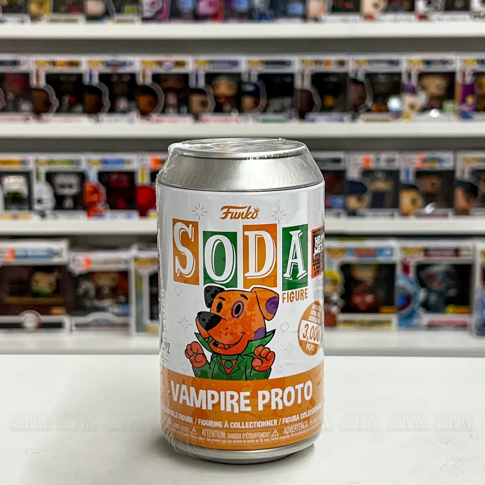 Funko Soda Vampire Proto Airbrush Dog NYCC Heavy Metal 3000 pcs Limited NEW